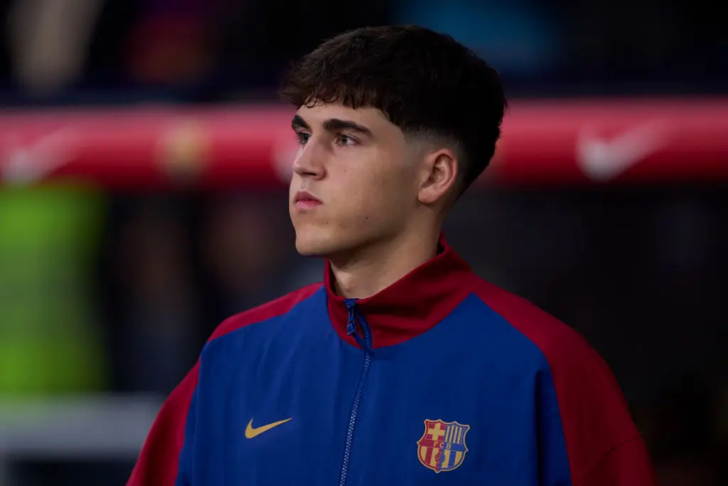 Barcelona star Pau Cubarsi pictured (Image: Getty)