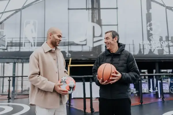 Robert Pires at the Playstation Crossover Concept Event in Paris (Credit:PlayStation)