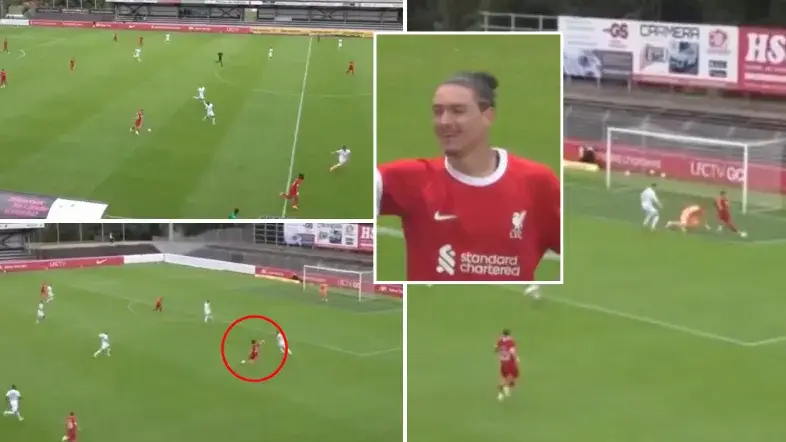 Mo Salah and Darwin Nunez combine brilliantly for Liverpool's second and third goal against Furth