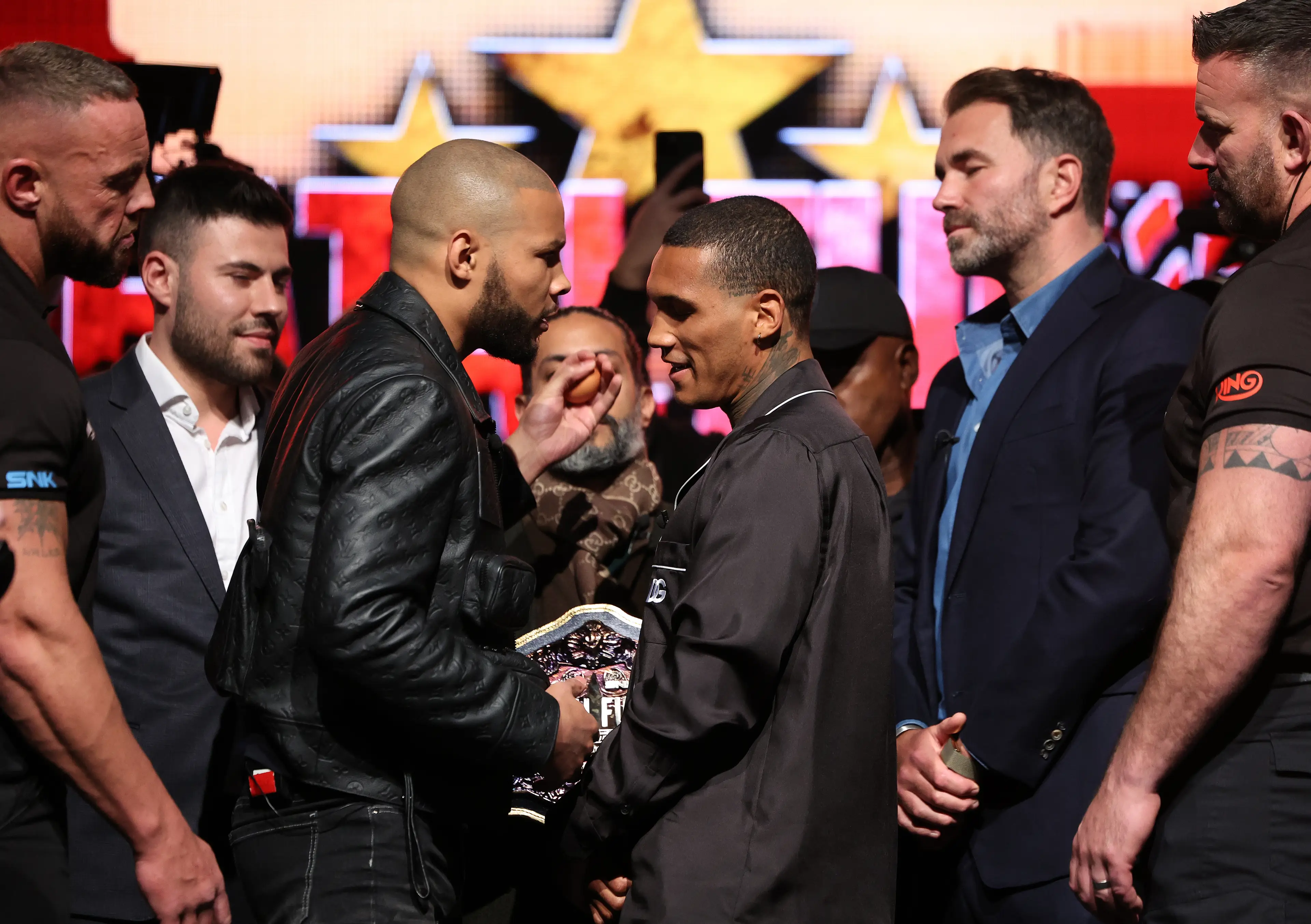 Chris Eubank Jr. and Conor Benn have agreed to a 55-45 purse split. Image: Getty 