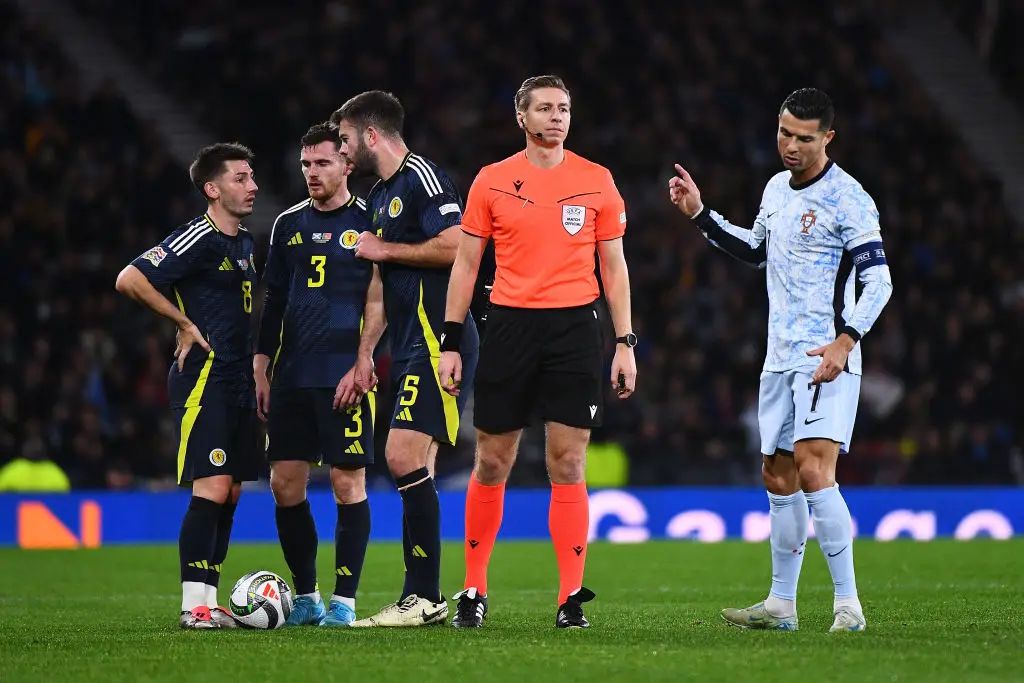 Ronaldo lost his head after Portugal's draw with Scotland (Image: Getty)