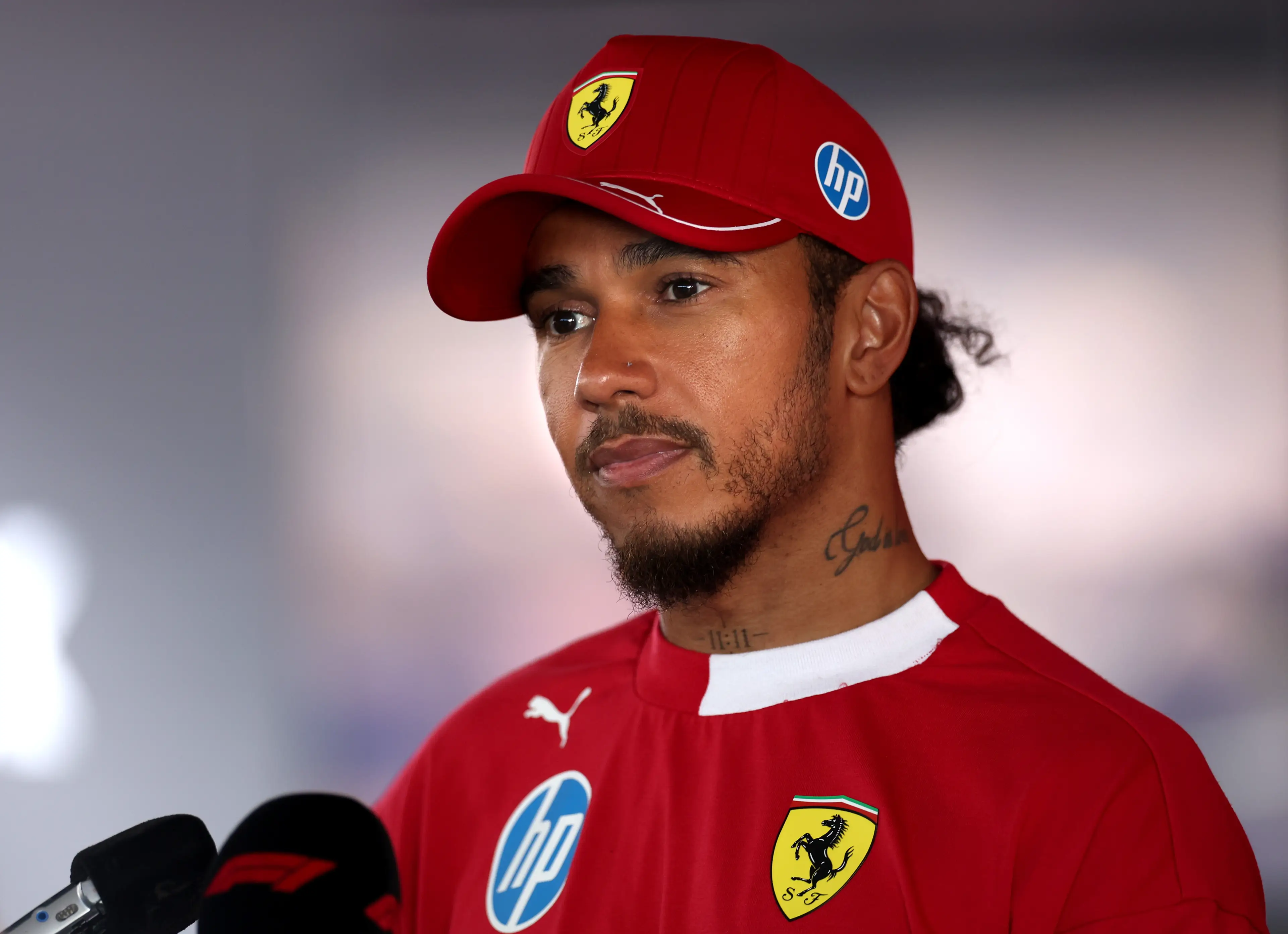 Ferrari's Lewis Hamilton. Image: Andrew Ferraro - Formula 1 / Contributor via Getty