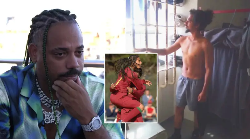 Fabio Paim breaks down in tears during interview as he recalls watching Cristiano Ronaldo train from prison cell