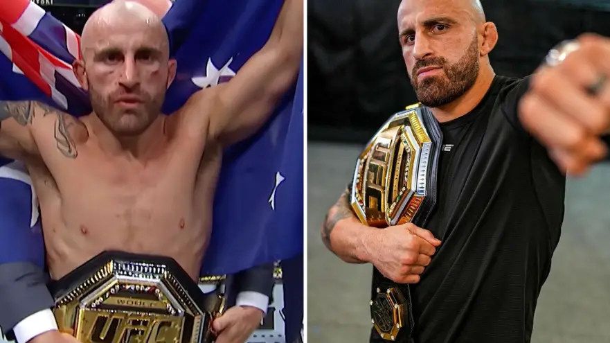 UFC 276/Main Event.  Alexander Volkanoski/Instagram.