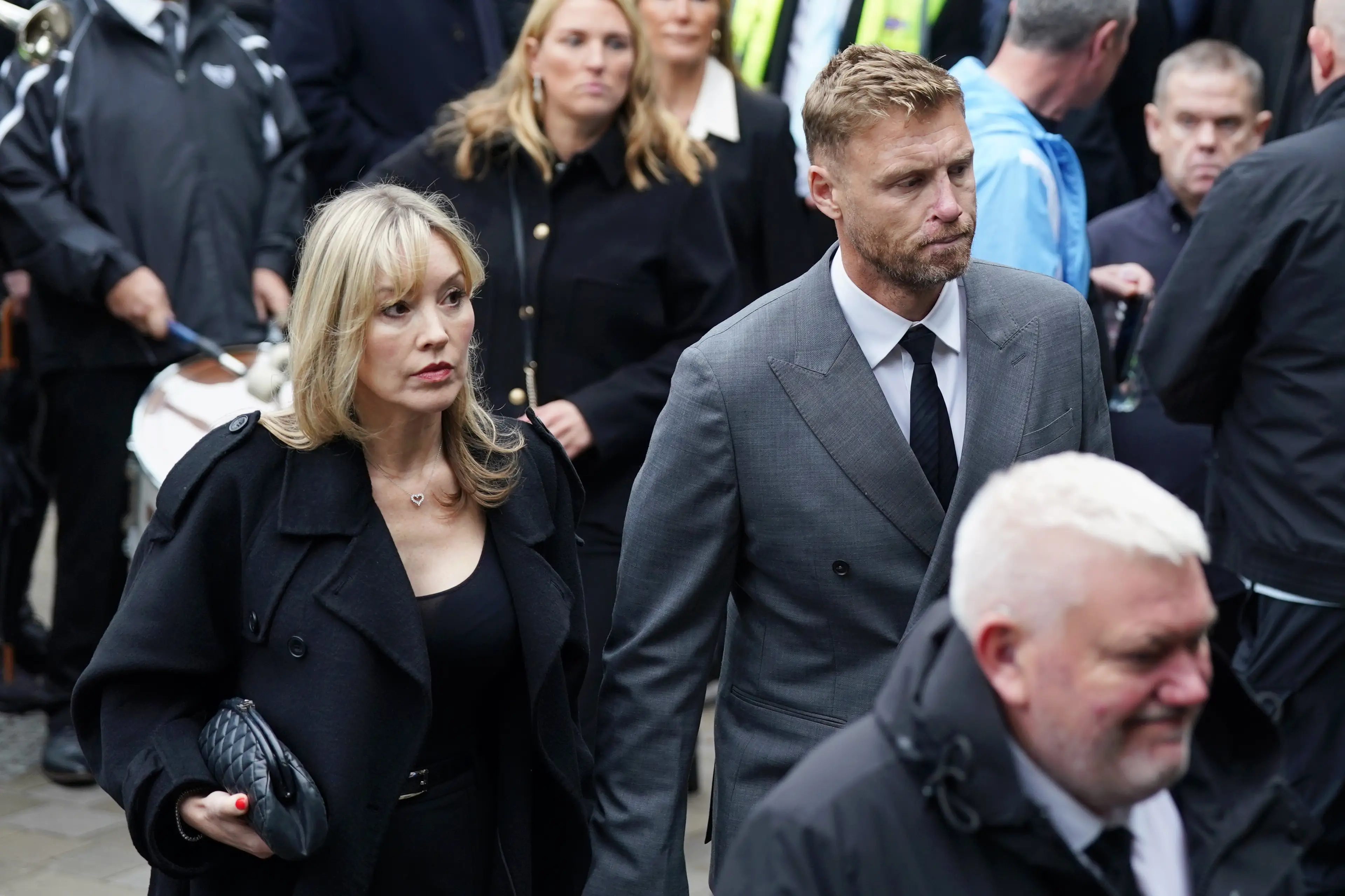 Freddie Flintoff attended Ricky Hatton's funeral. Image: Getty 