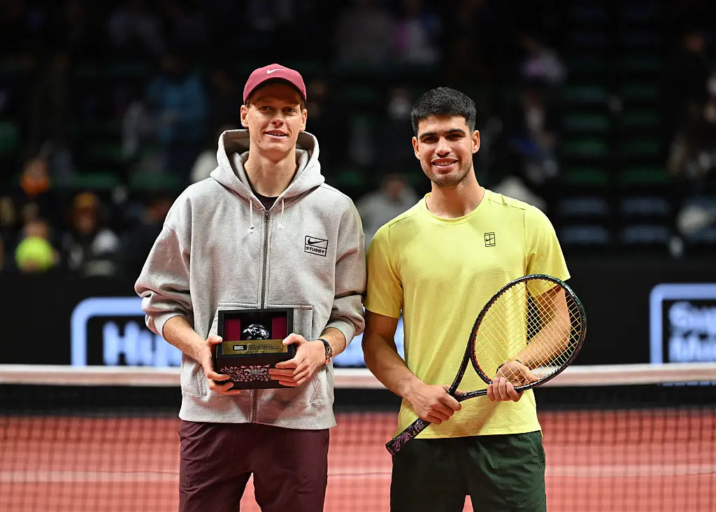 Jannik Sinner and Carlos Alcaraz are world numbers two and one (Credit:Getty)