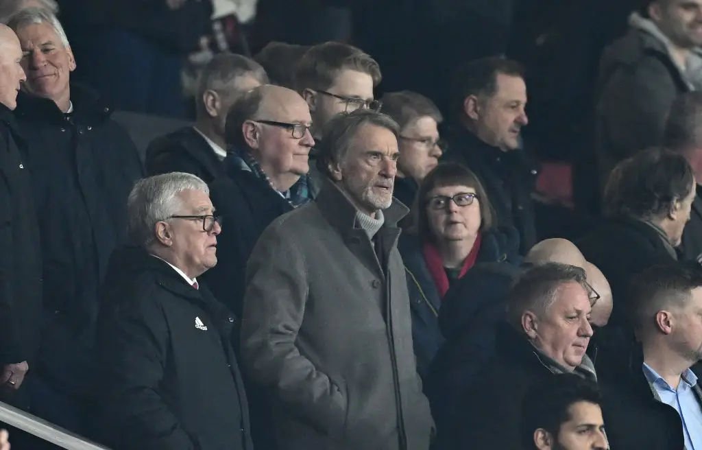 Sir Jim Ratcliffe has been a regular attendee of Man Utd fixtures this season (Image: Getty)