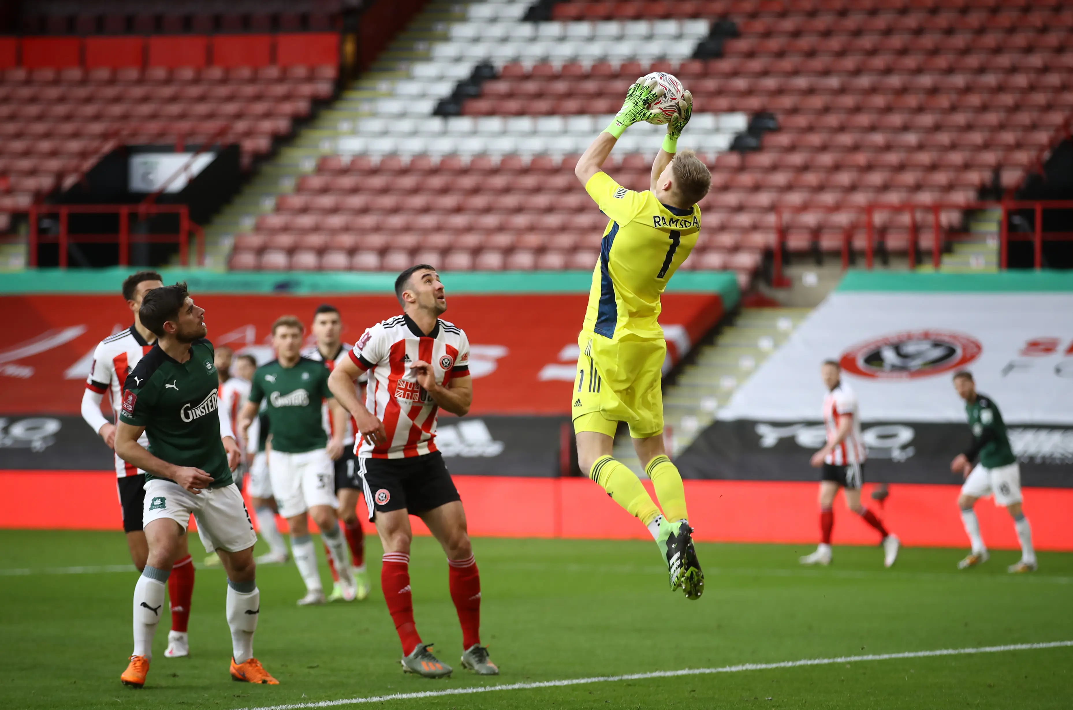 Ramsdale impressed for the Blades despite their relegation. Image: PA Images