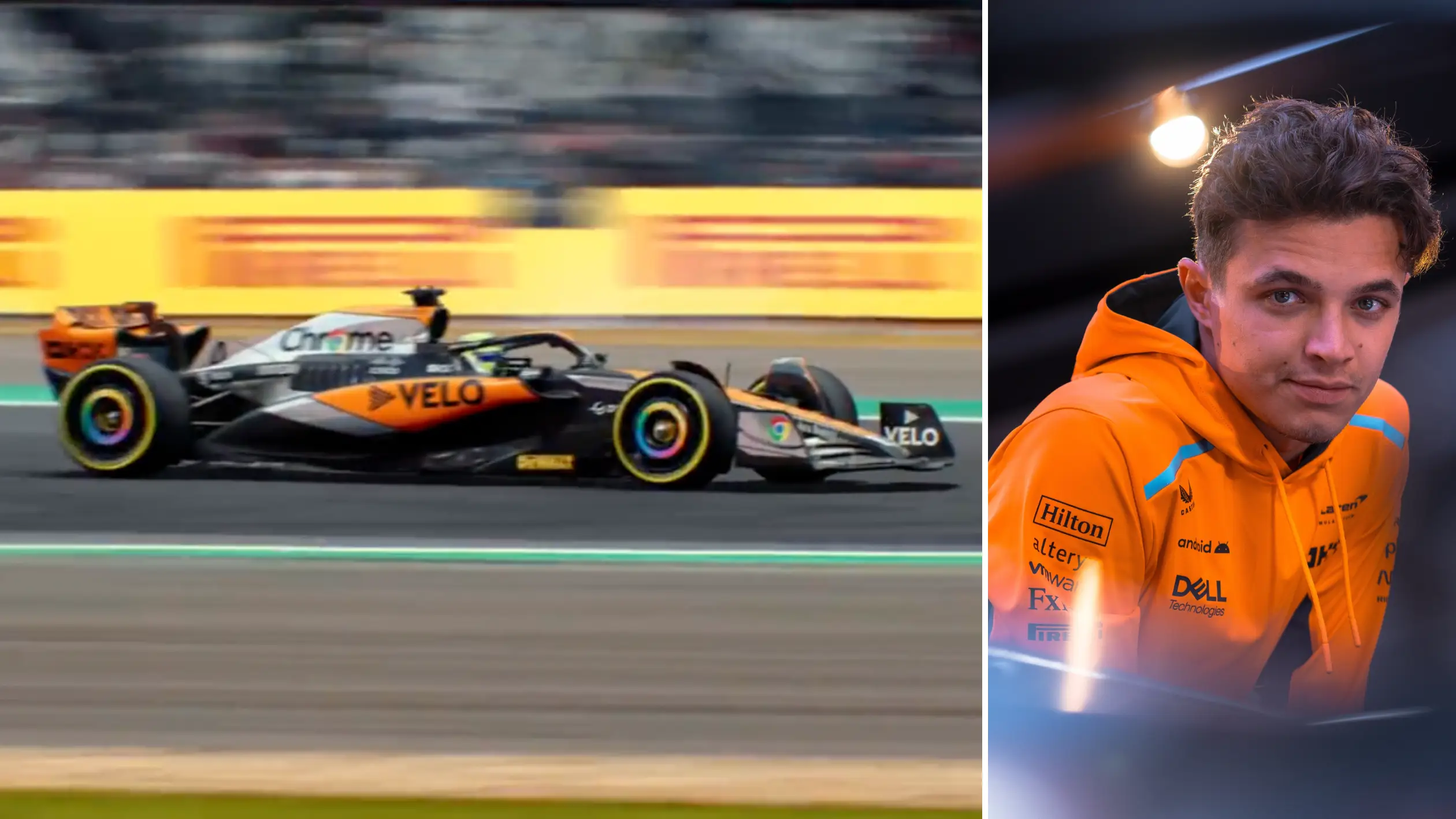 Exclusive: Lando Norris explains why McLaren didn't go full chrome livery for Silverstone