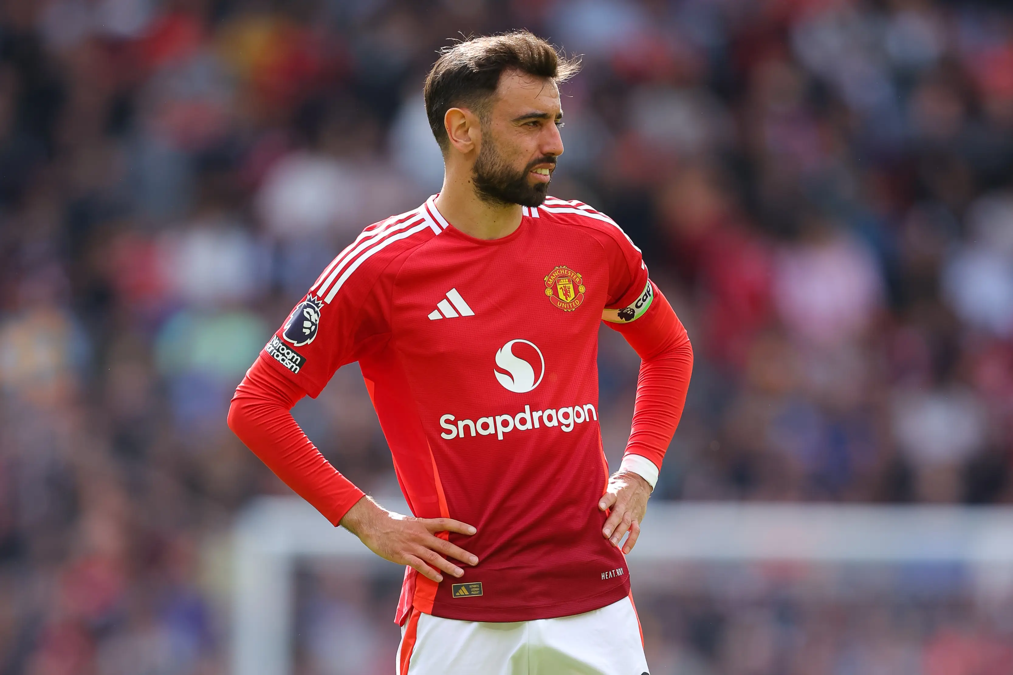 Bruno Fernandes has reportedly rejected Al Hilal. Image: Getty 