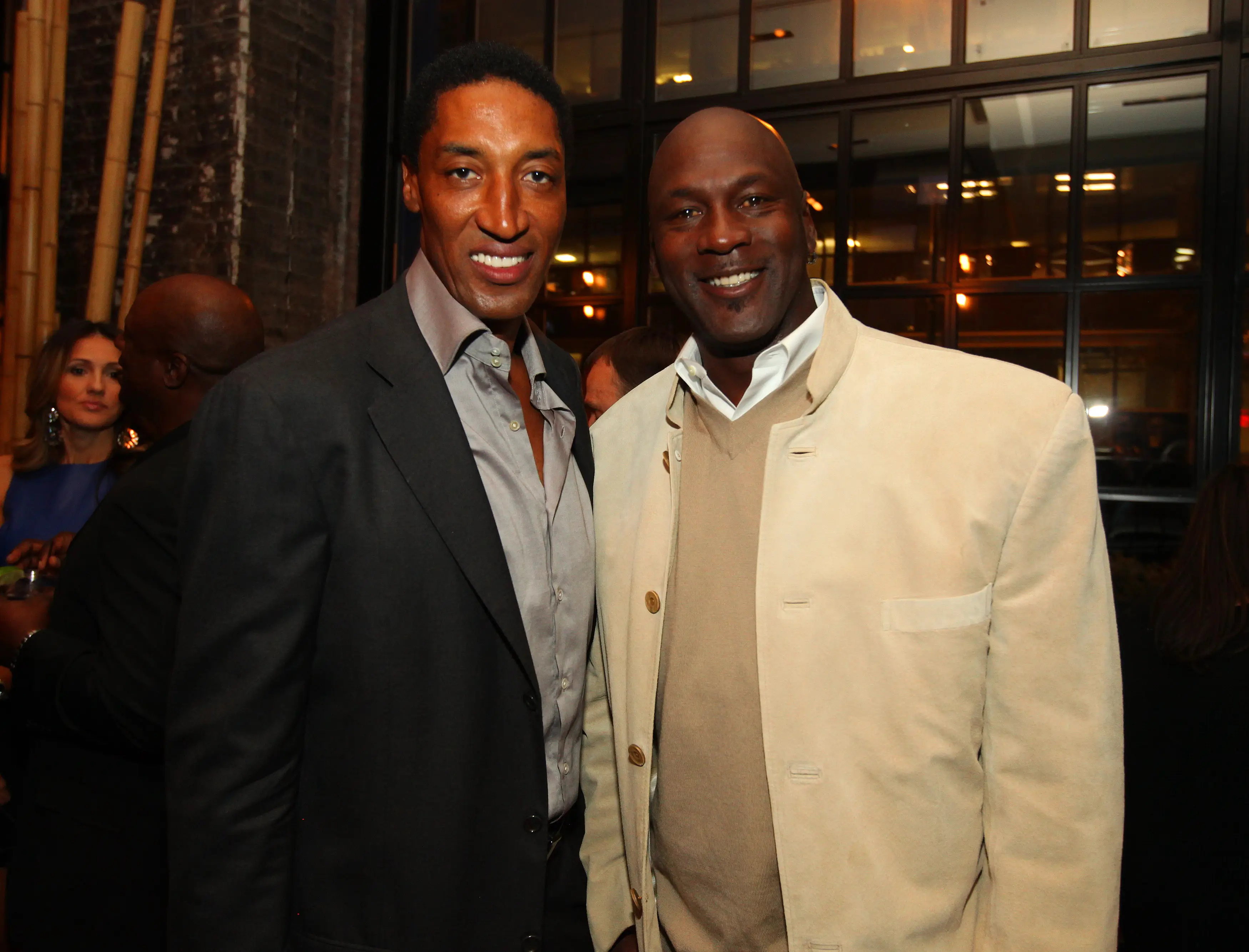 Michael Jordan gave his Ferrari to Scottie Pippen. Image: Getty