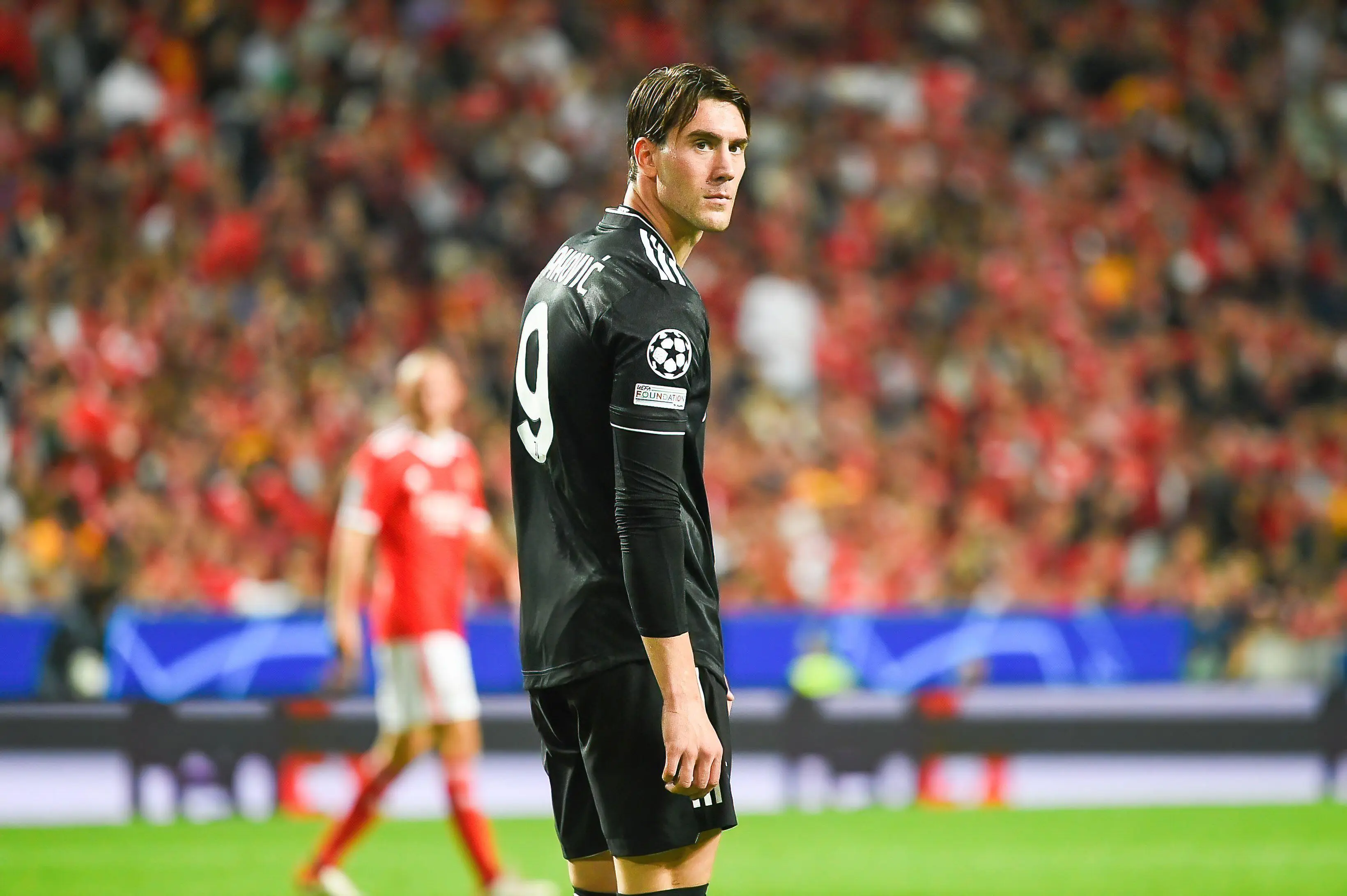 Vlahovic picked Juventus over Arsenal. Image: Alamy