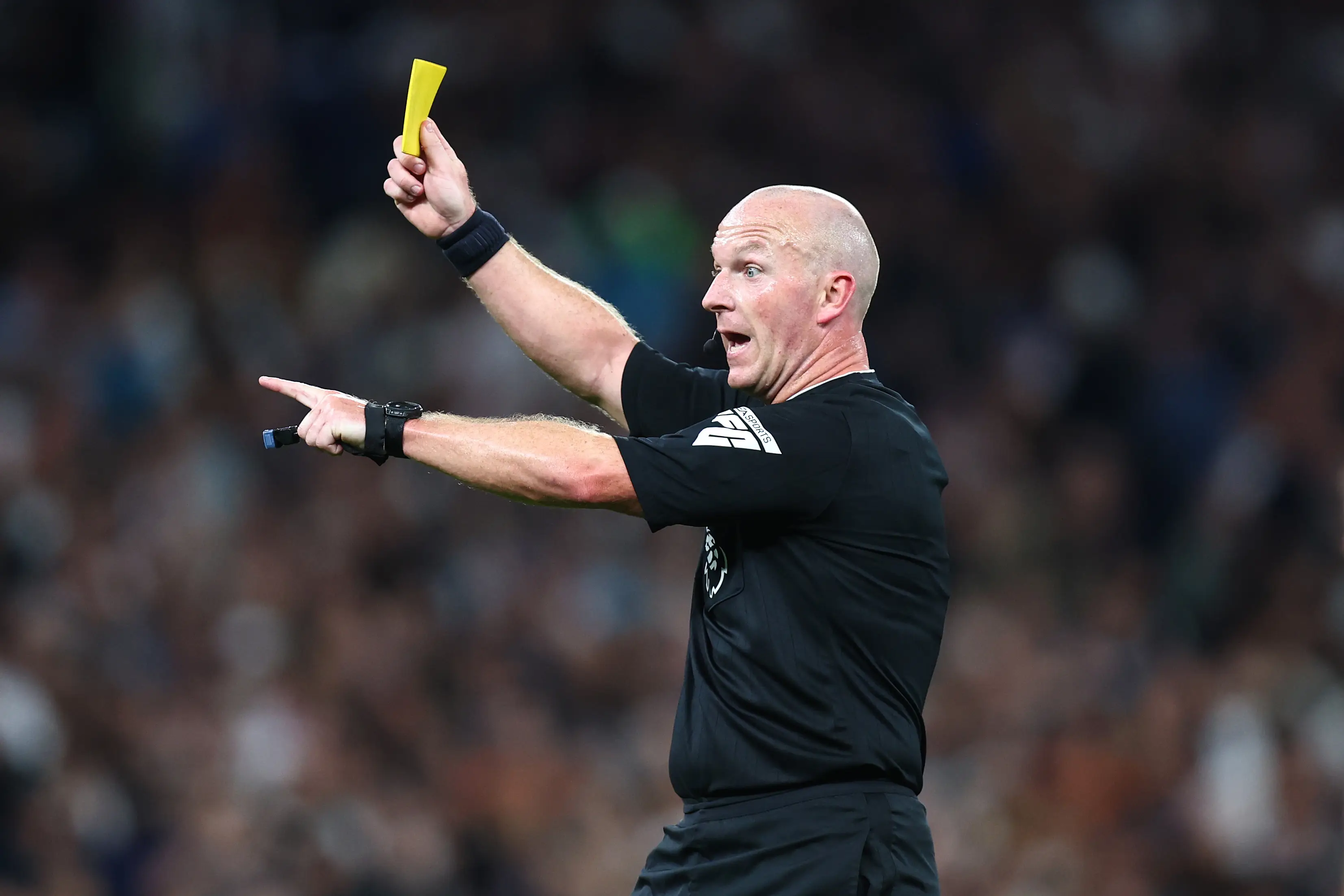 Simon Hooper during Tottenham vs Liverpool. Image: Getty