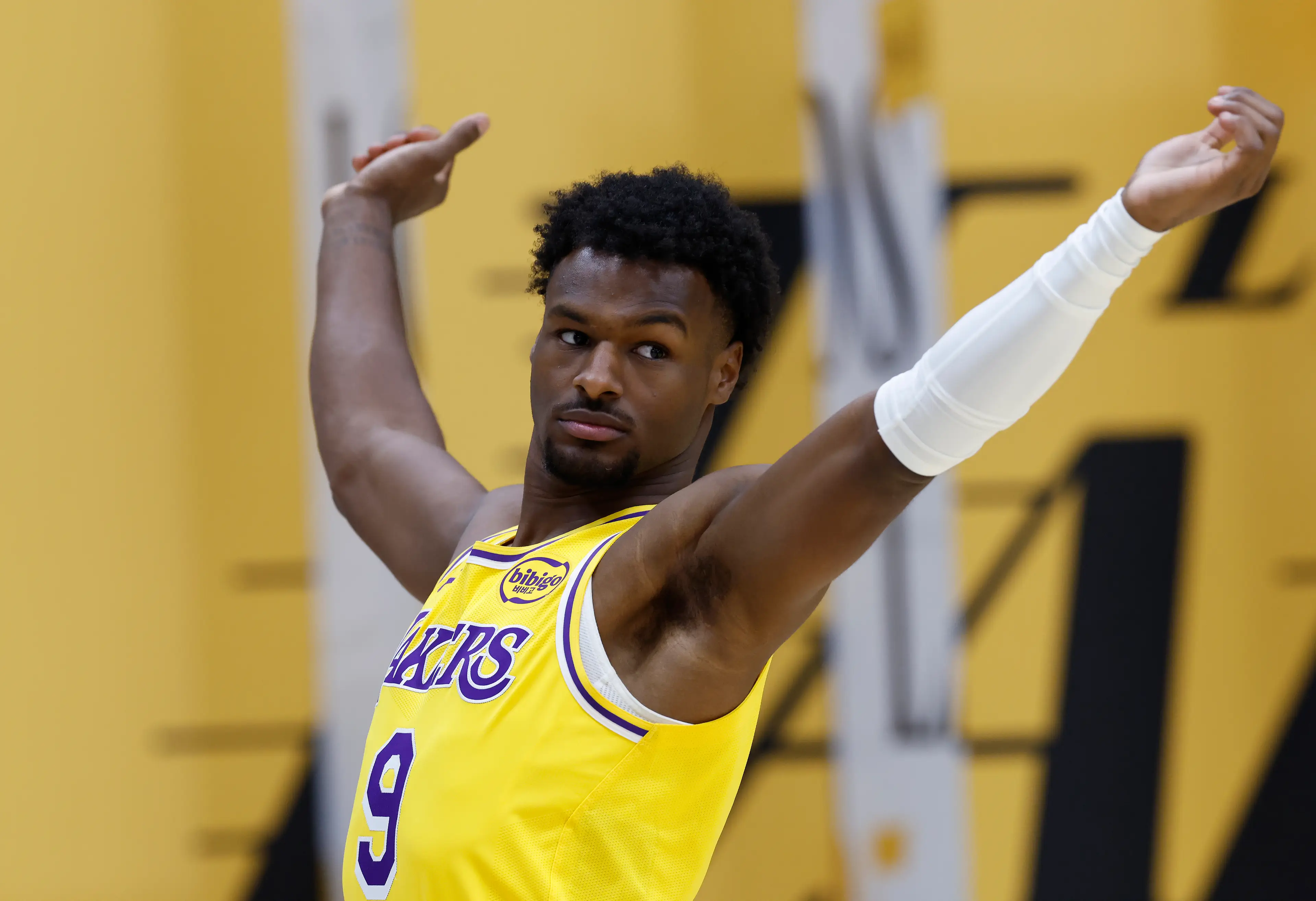 Bronny James. Image: Ronald Martinez / Staff via Getty