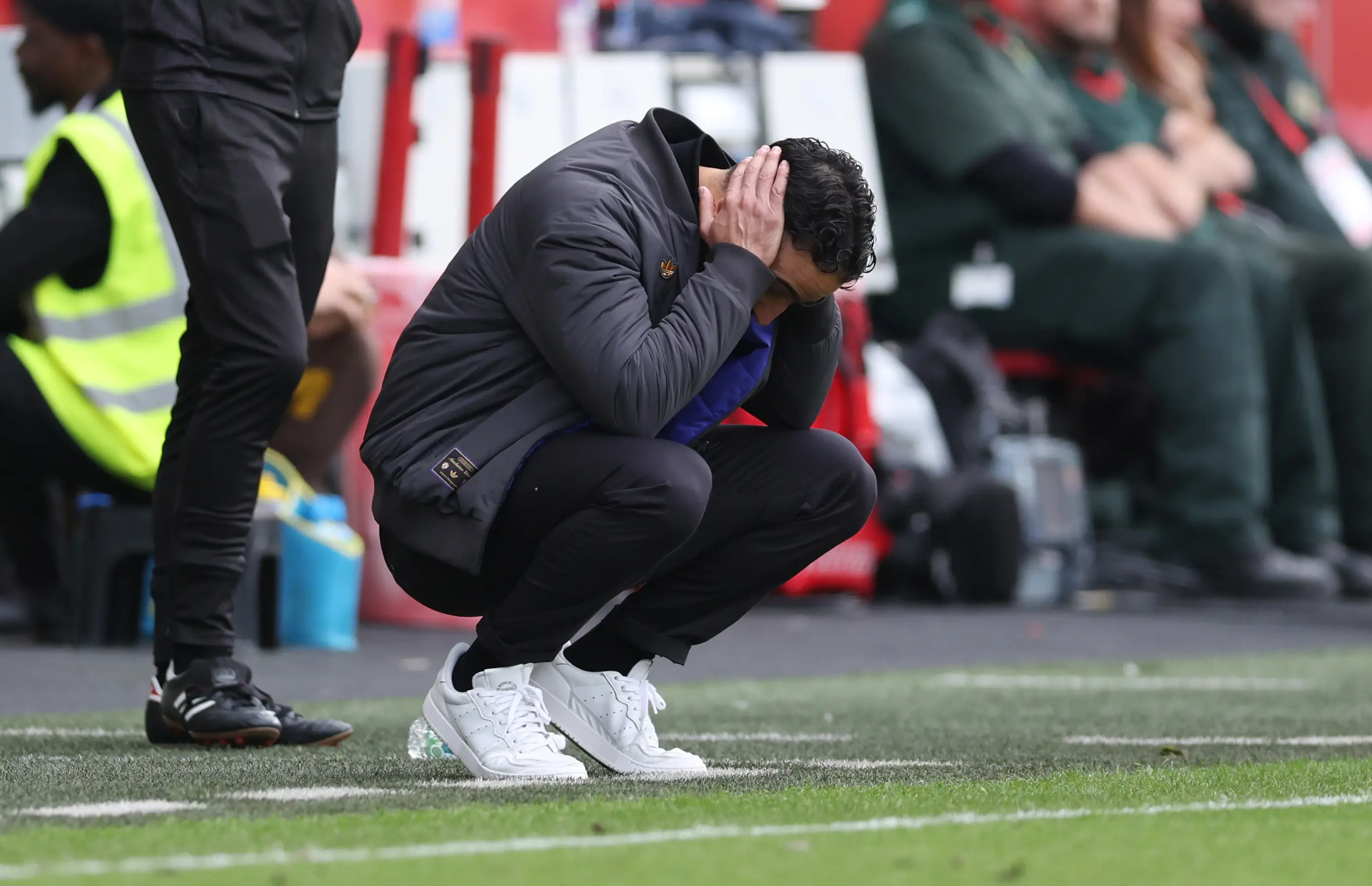 Ruben Amorim's Manchester United lost 3-1 away to Brentford. (Image: Getty)
