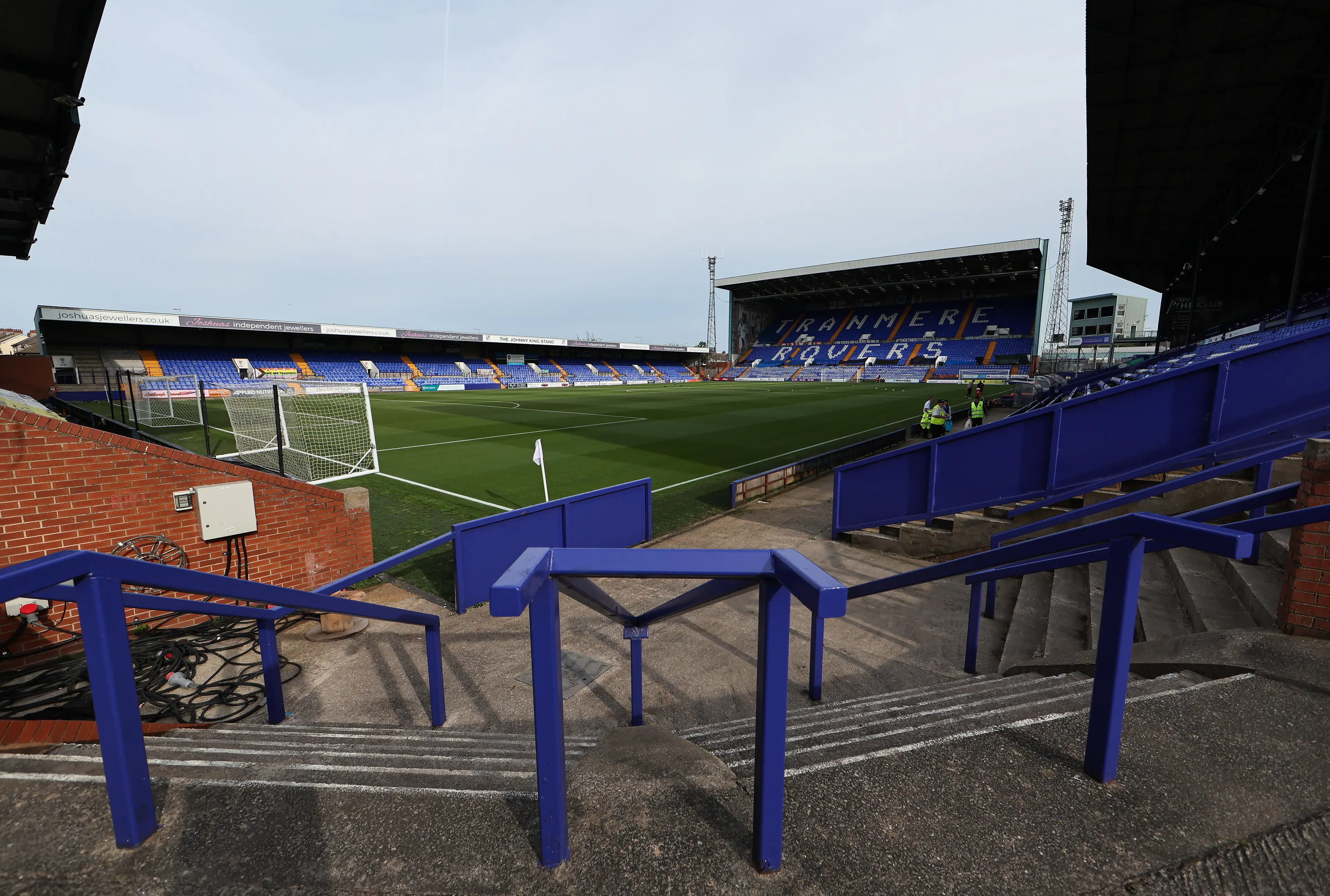 Prenton Park, the home of Tranmere Rovers. (