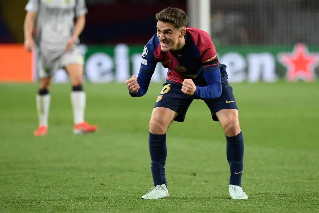 Gavi in action against Benfica (Credit:Getty)