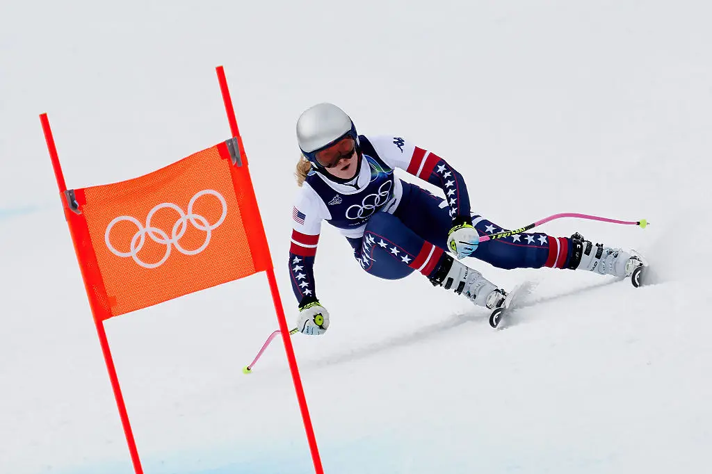 Vonn suffered the injury while competing at the Winter Olympic Games in Italy. (Image: Mattia Ozbot/Getty Images)