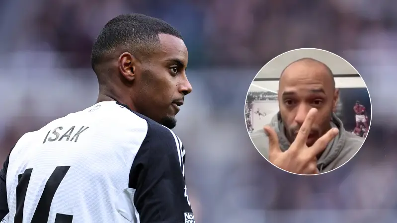 Thierry Henry delivers must-read analysis of Alexander Isak after reporter compares him to Newcastle striker