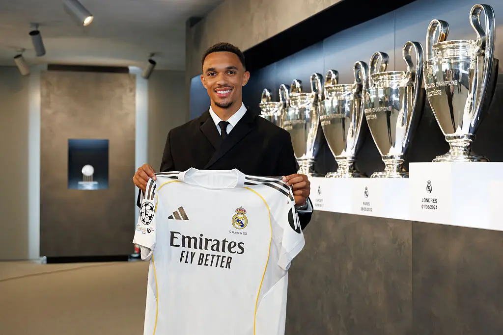 Trent Alexander-Arnold joined Real Madrid in the summer. (Image: Pedro Castillo/Real Madrid via Getty Images)