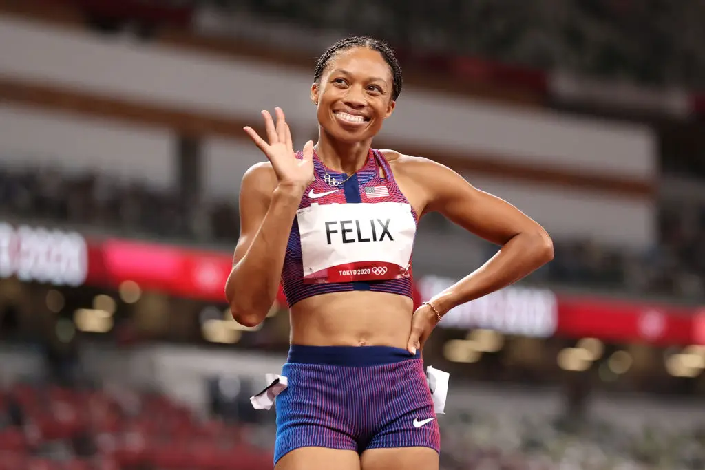 Allyson Felix in 2021 (Credit:Getty)