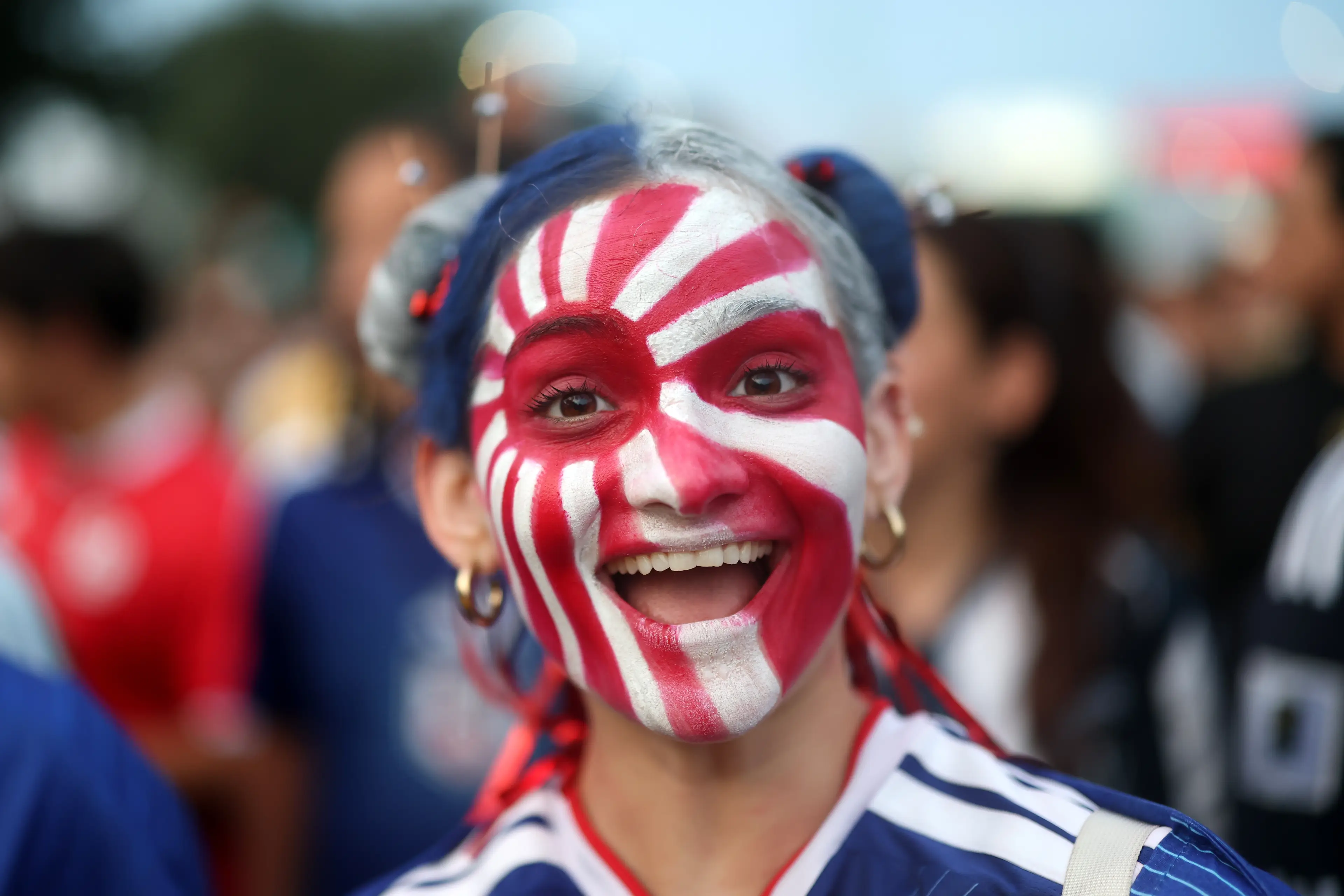 Japan fans arrive before the FIFA World Cup 2026 Group F match between Tunisia and Japan at Monterrey Stadium on June 20, 2026 in Guadalupe (Getty Images)