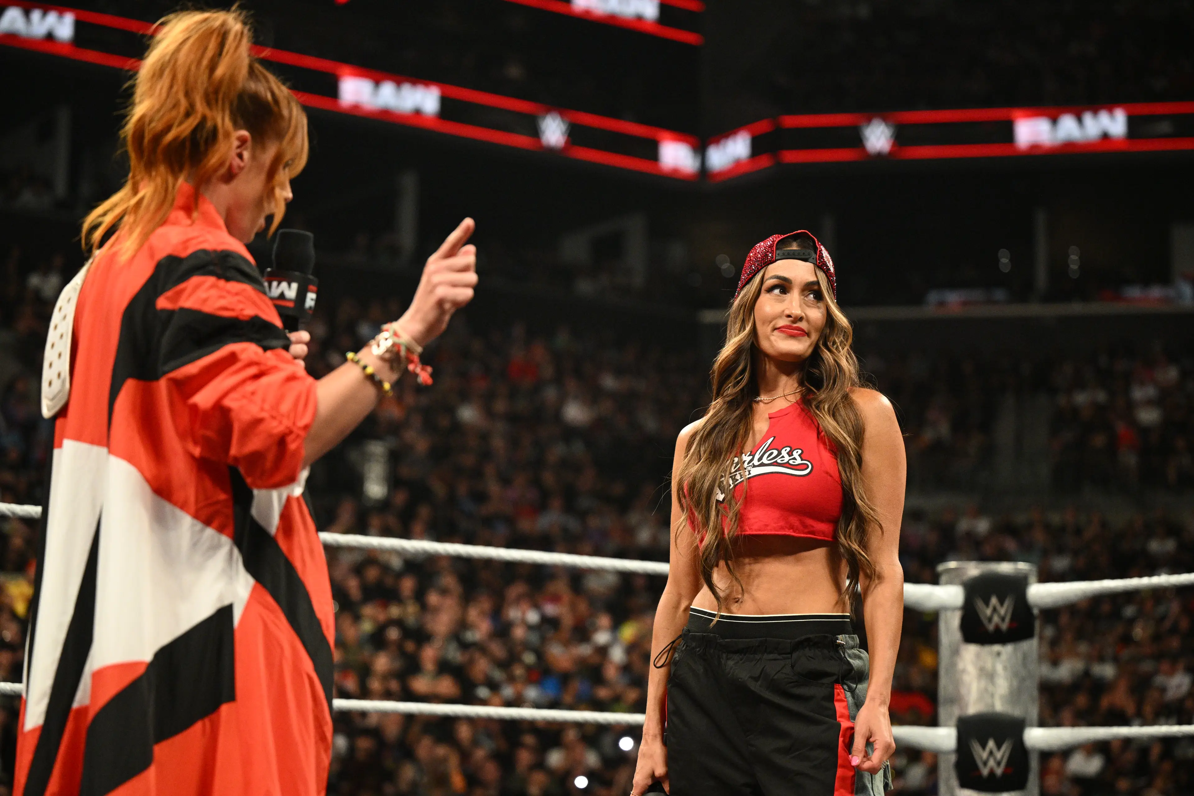 Bella takes on Lynch at Clash in Paris on Sunday. Image: Getty