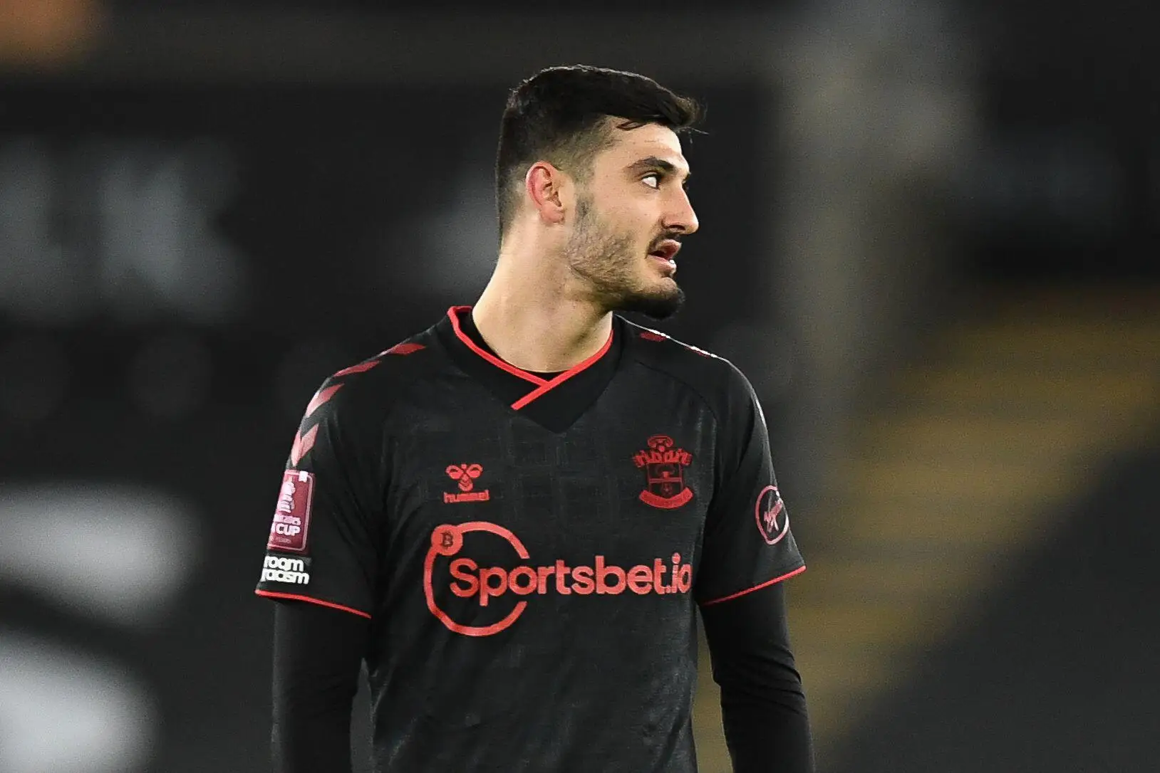 Chelsea loanee Armando Broja in action for Southampton. (Alamy)