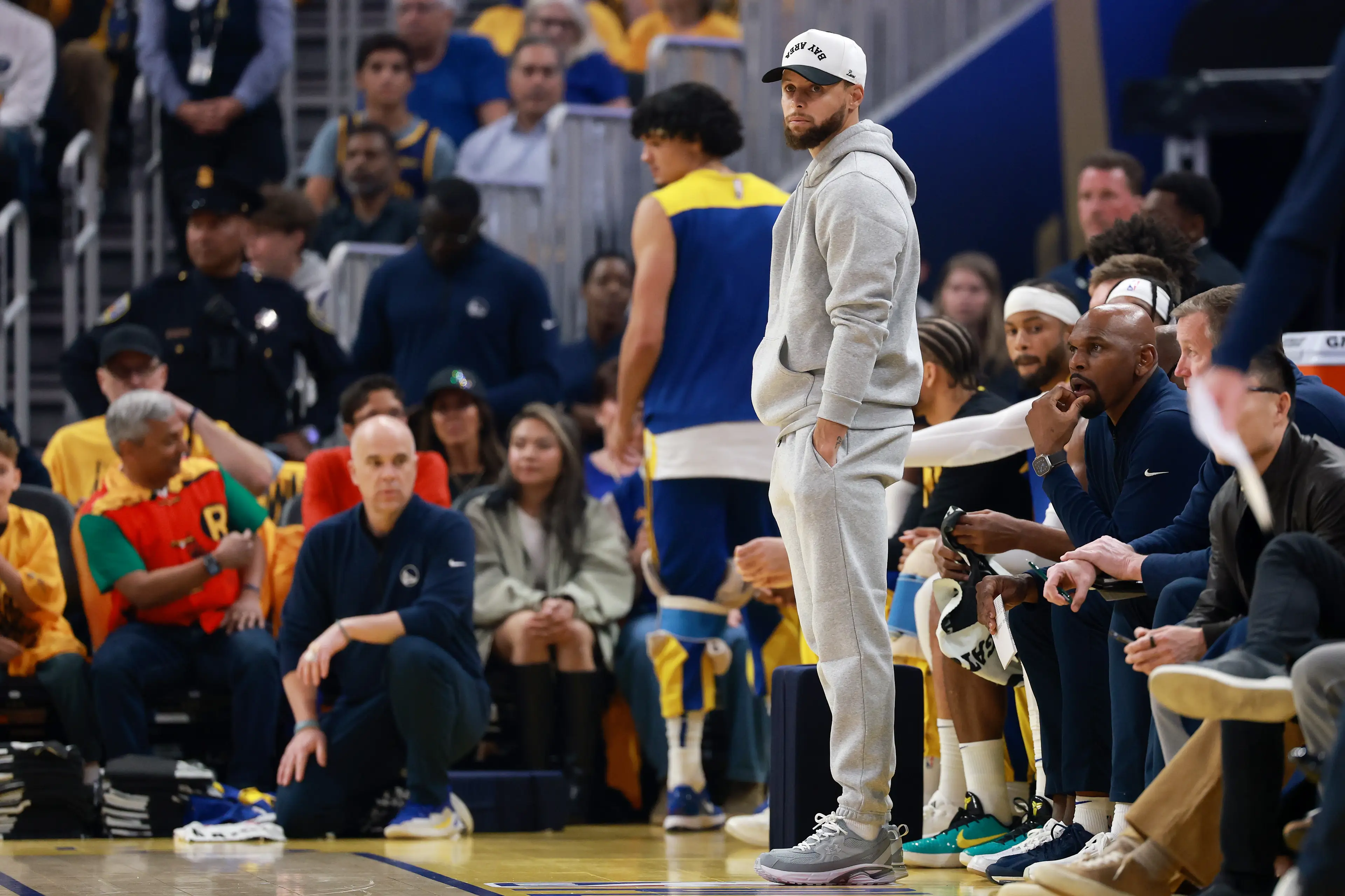 Steph Curry has spent his entire NBA career with the Golden State Warriors. Image: Getty