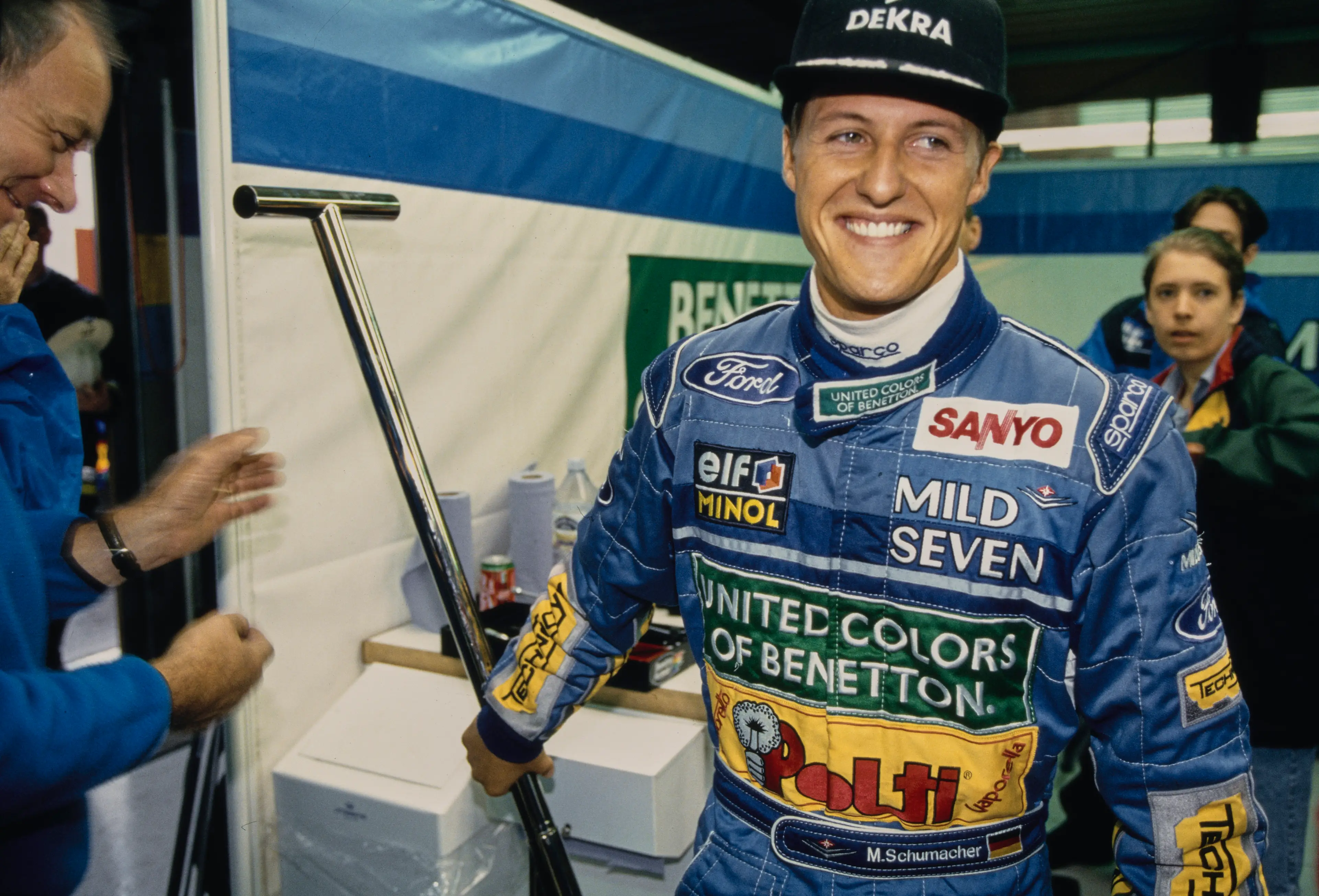Schumacher won seven F1 world titles. Image: Getty