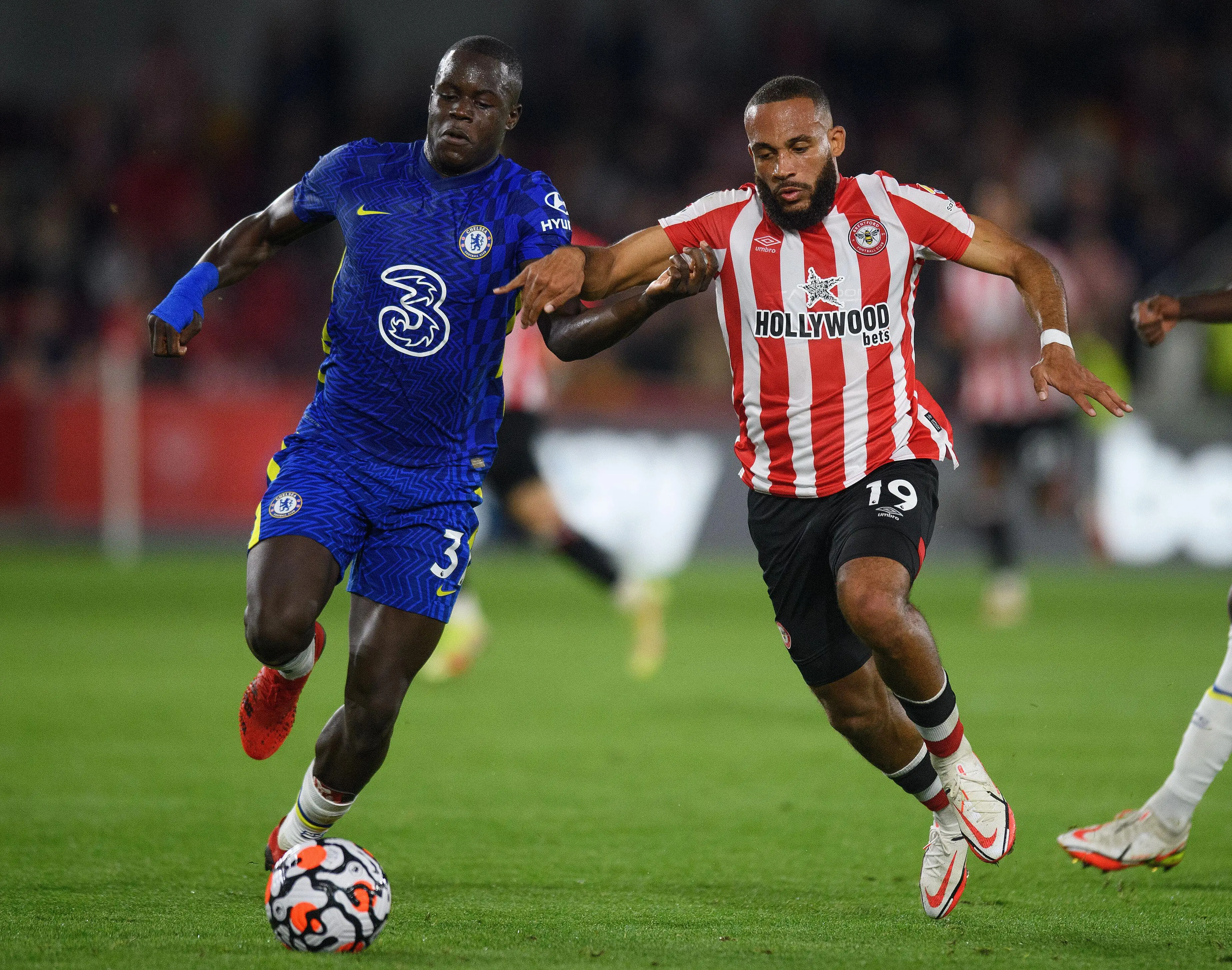 Malang Sarr against Brentford. (Alamy)
