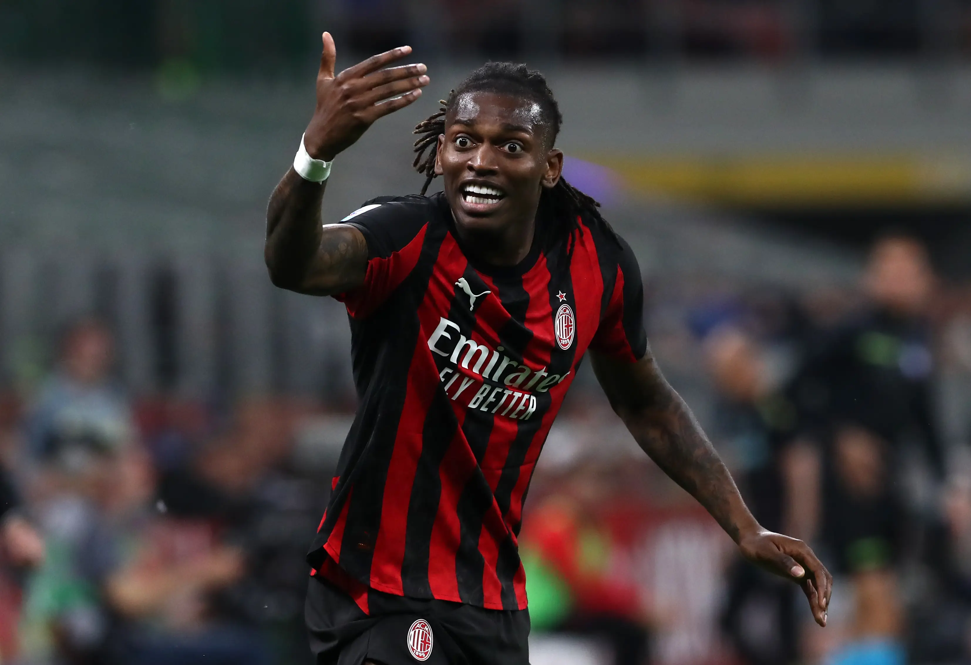 Leao is said to be a top target for United. Image: Getty