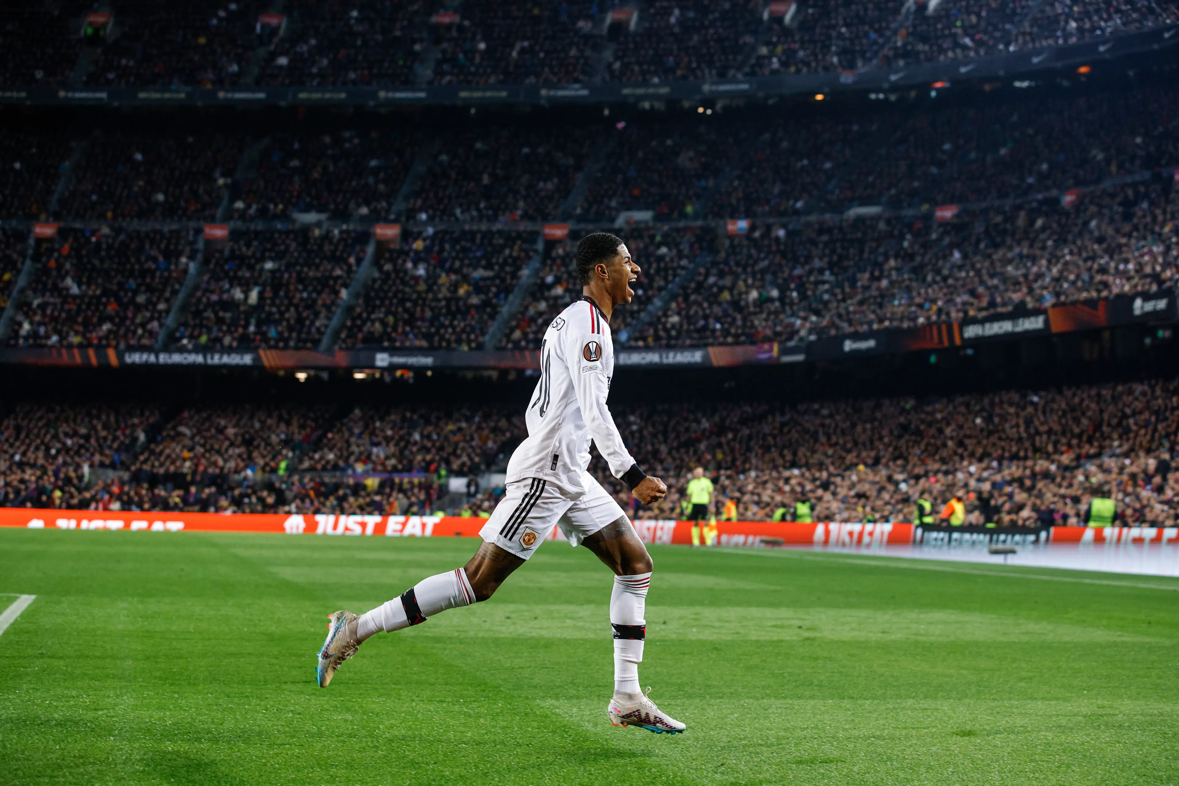 Rashford scored on his last visit to the Nou Camp in 2023