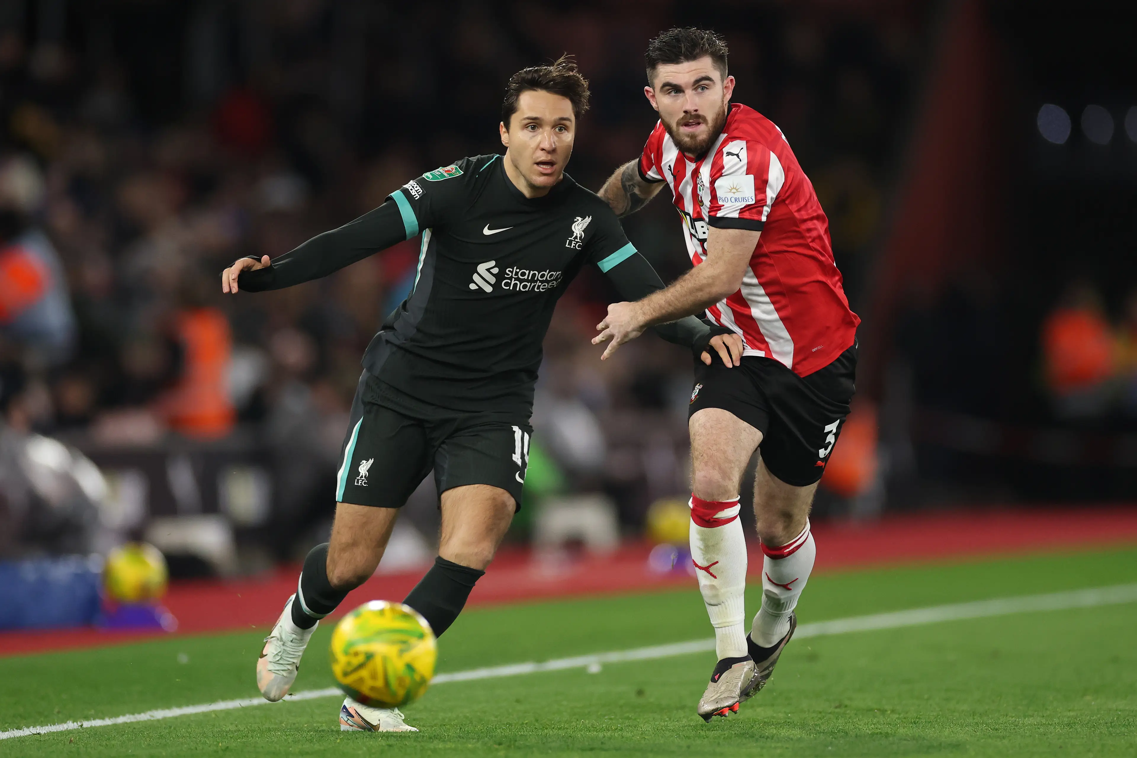 Federico Chiesa's time at Liverpool has not gone to plan. Image: Getty