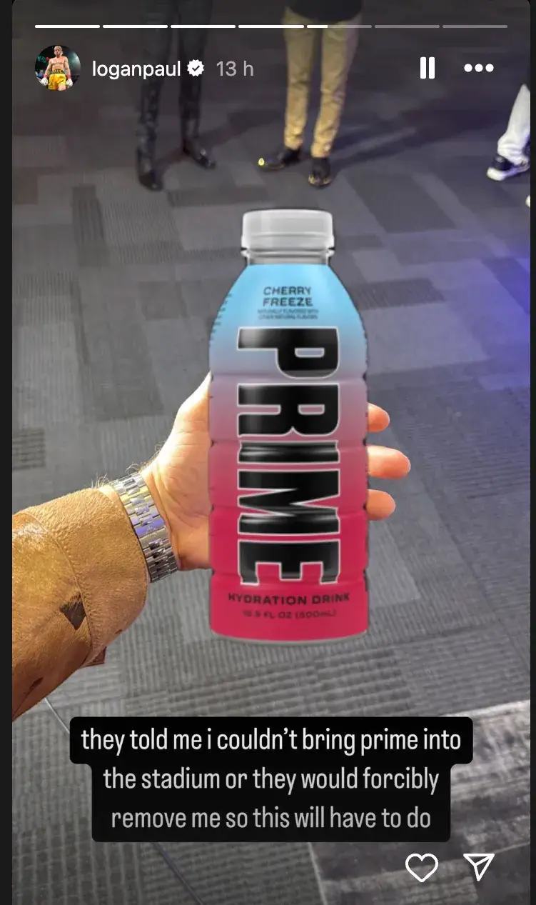 Logan Paul posted the picture on social media. Image