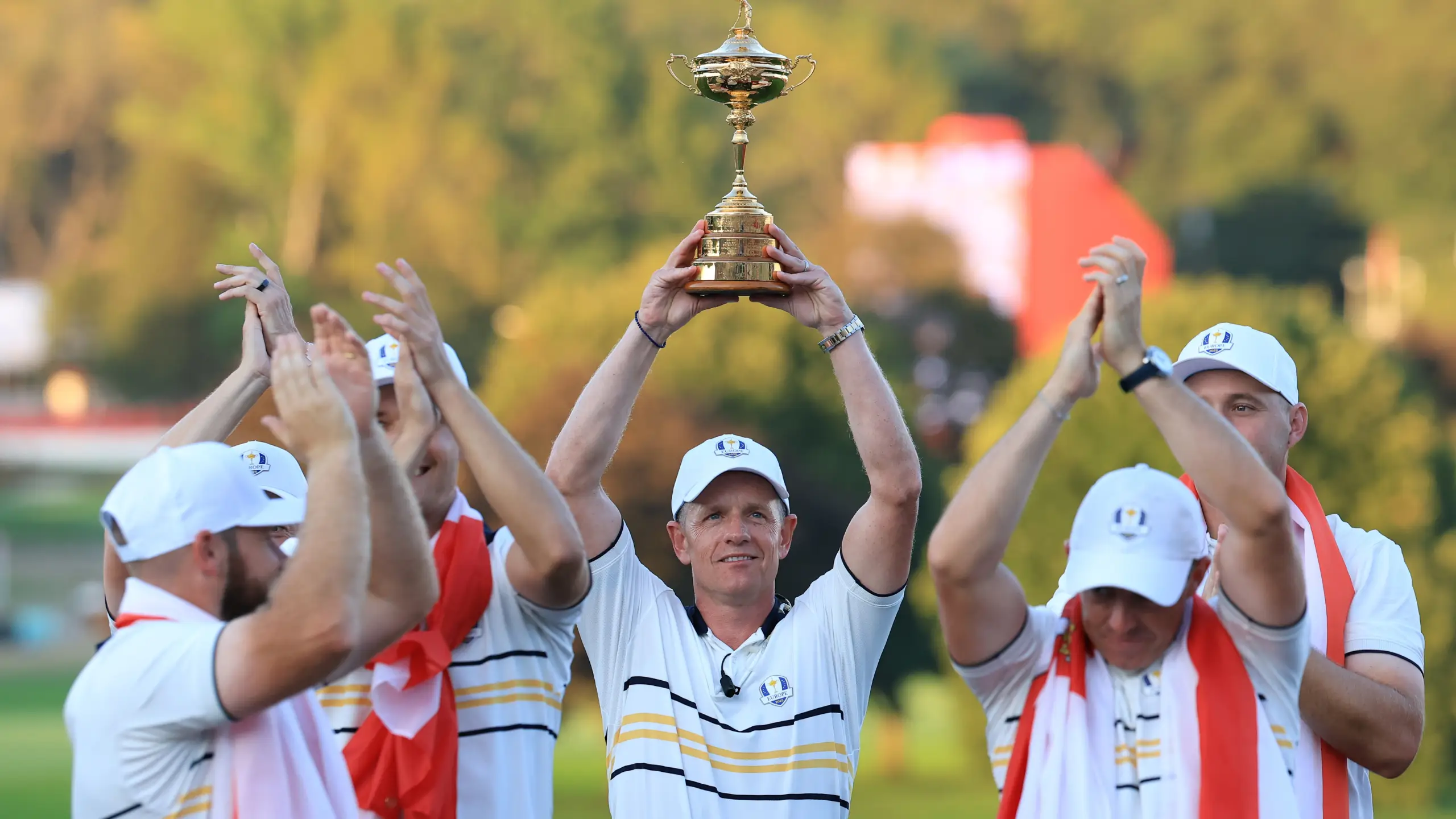 Ryder Cup Fans Spot Hidden Message During Europe's Trophy Lift Celebrations