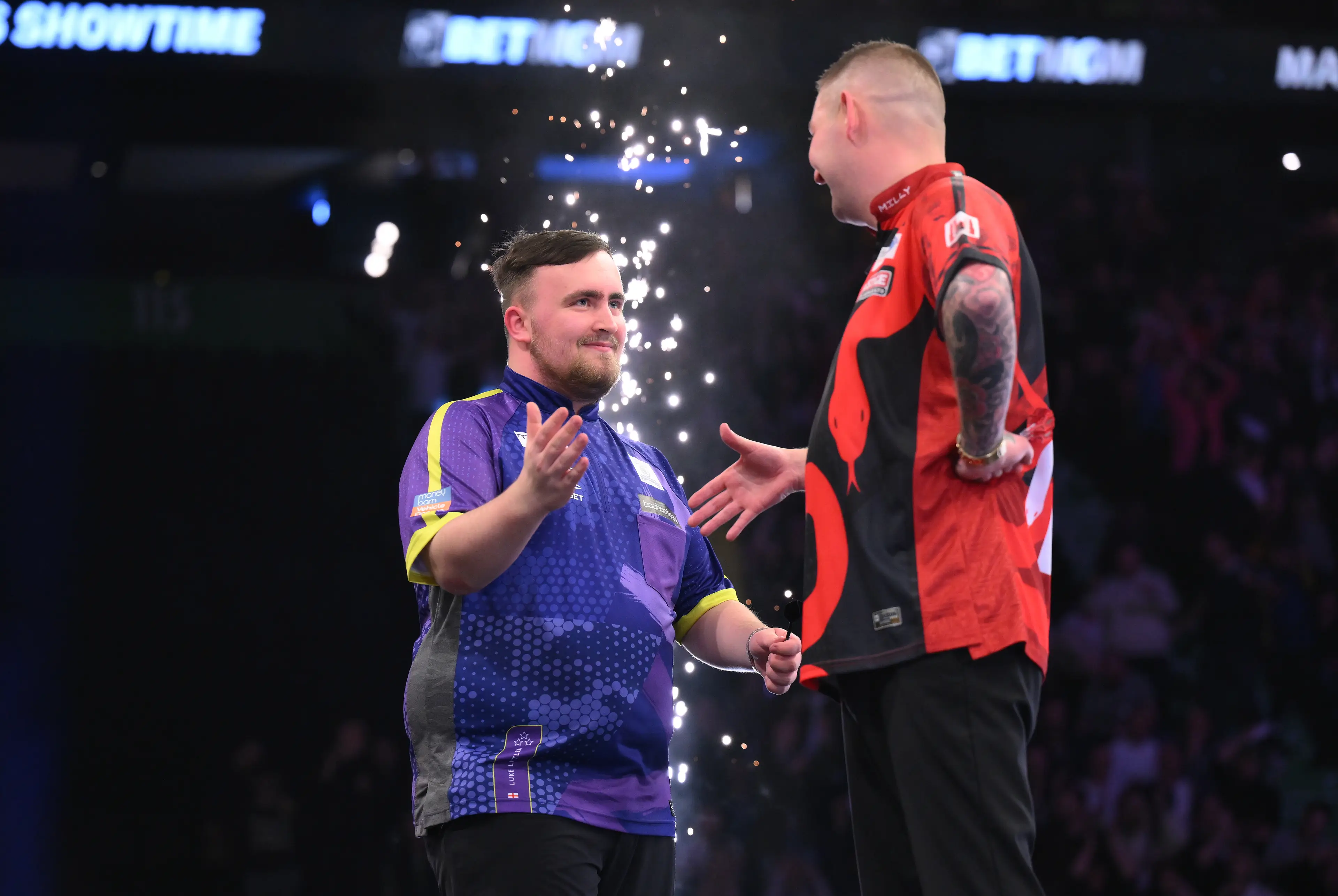 Aspinall is good friends with Littler. Image credit: Getty