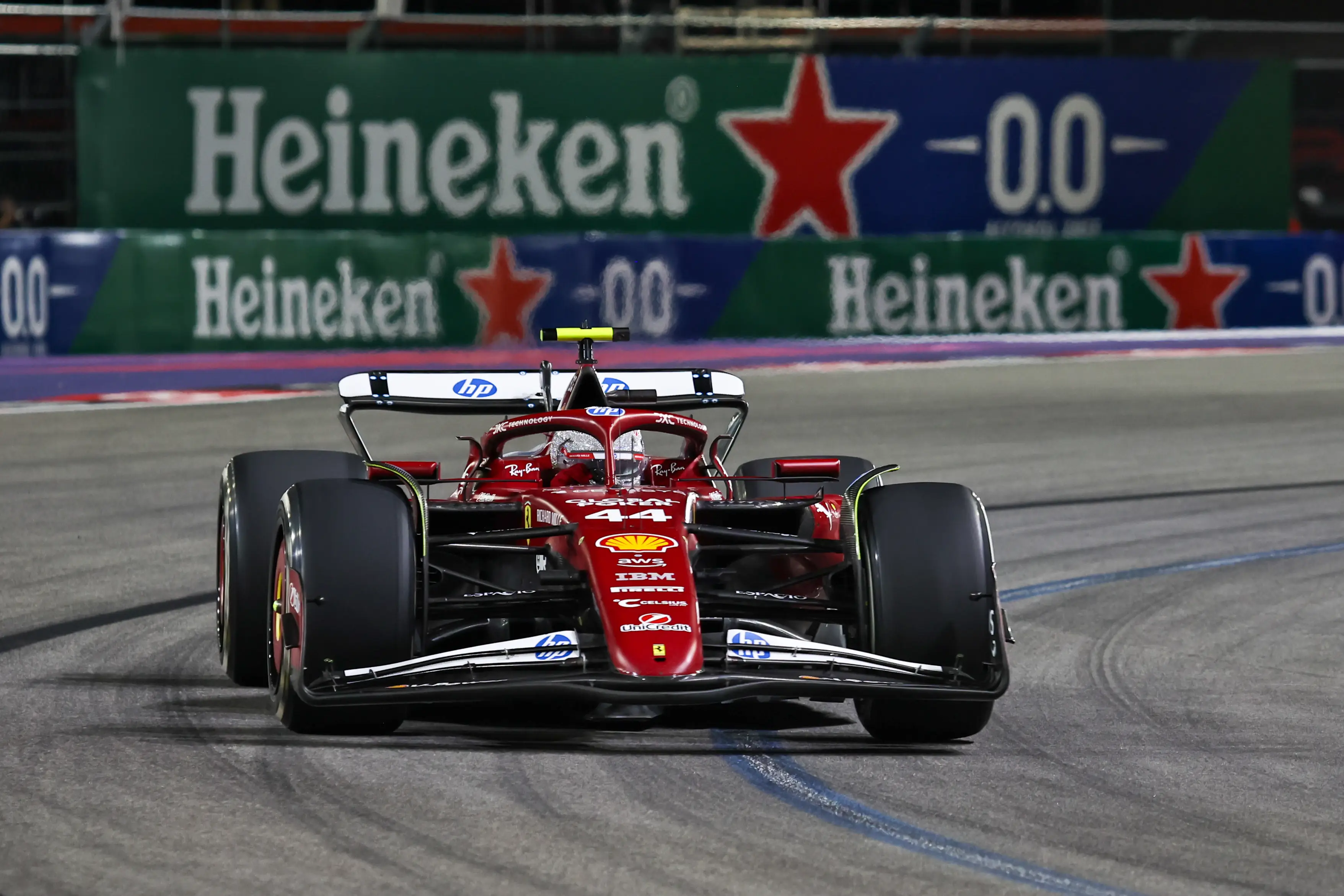 Lewis Hamilton endured a tough weekend in Las Vegas. Image: Getty