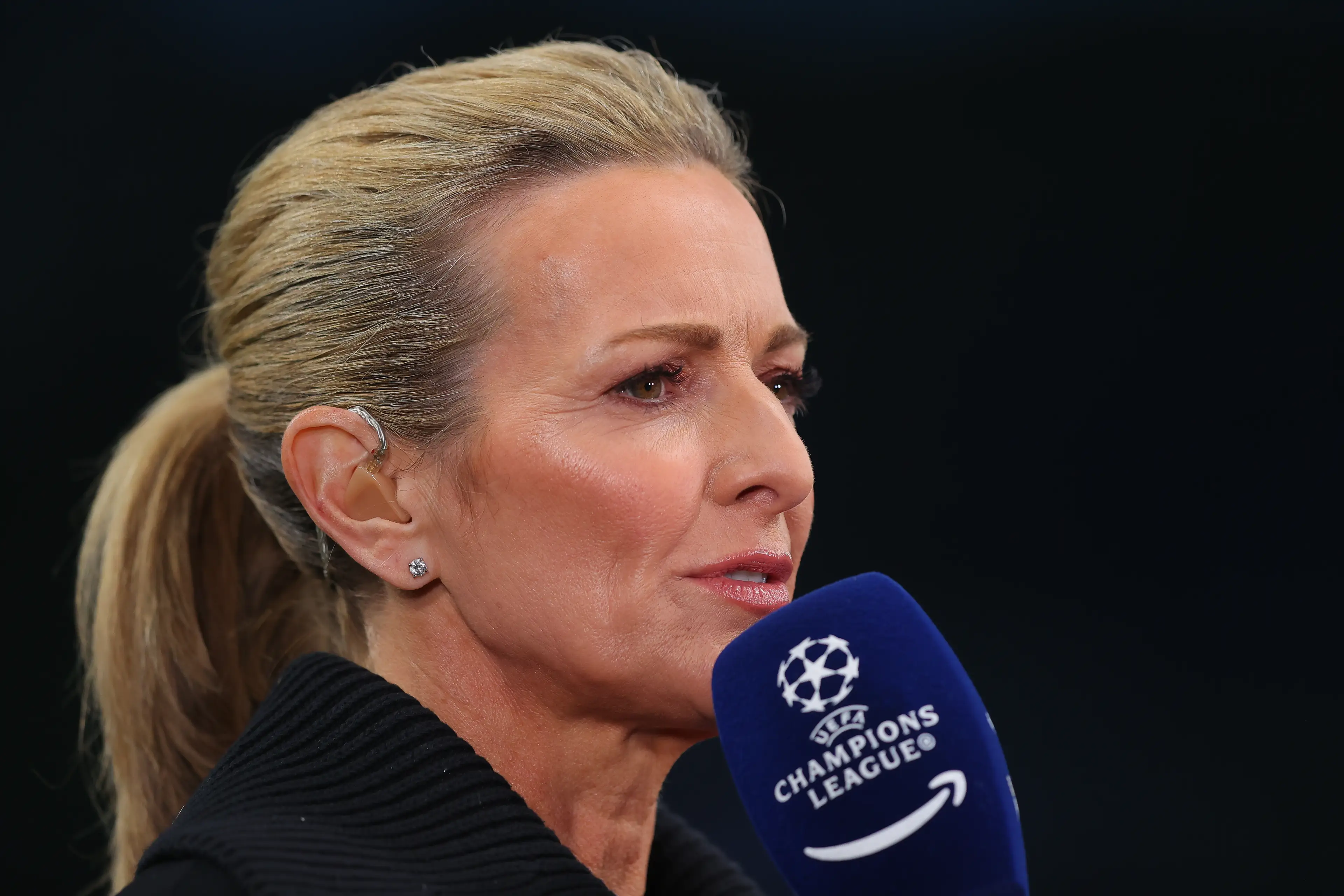 Gabby Logan often covers the most high-profile events of the sporting calendar. Image credit: Getty