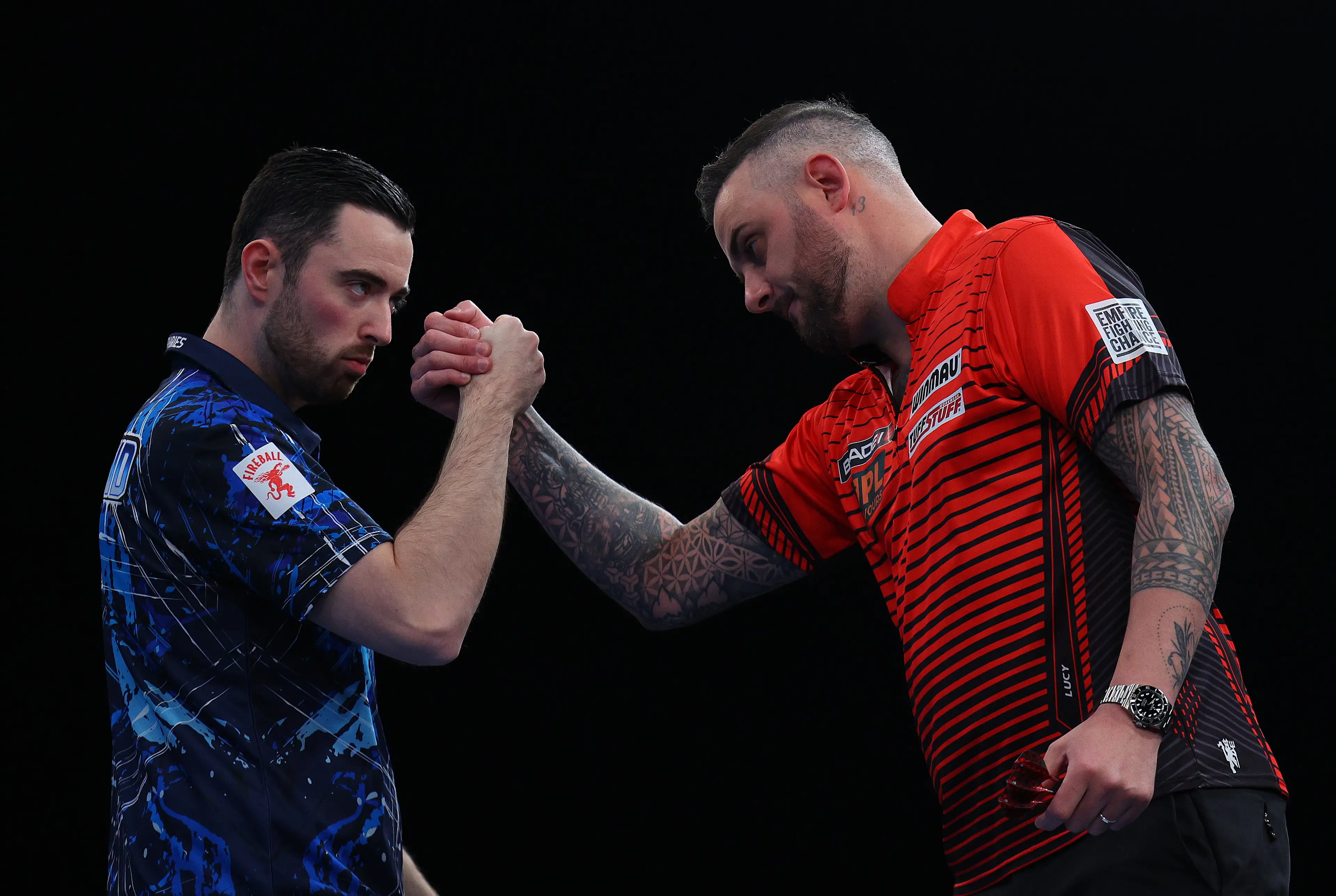 Cullen almost beat Luke Humphries at the 2024 World Championship. Image credit: Getty