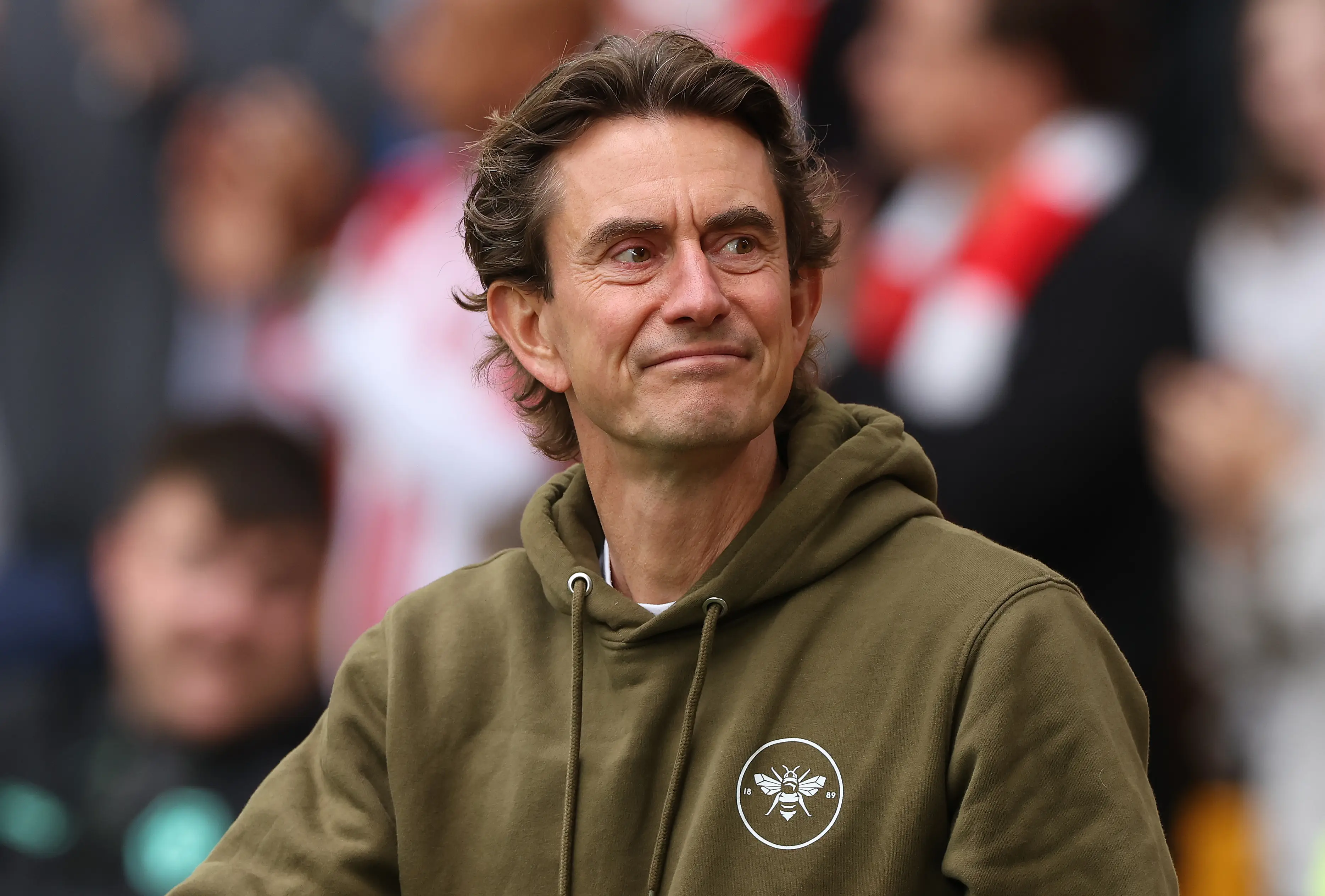 Tottenham are eyeing a move for Thomas Frank. Image: Getty 