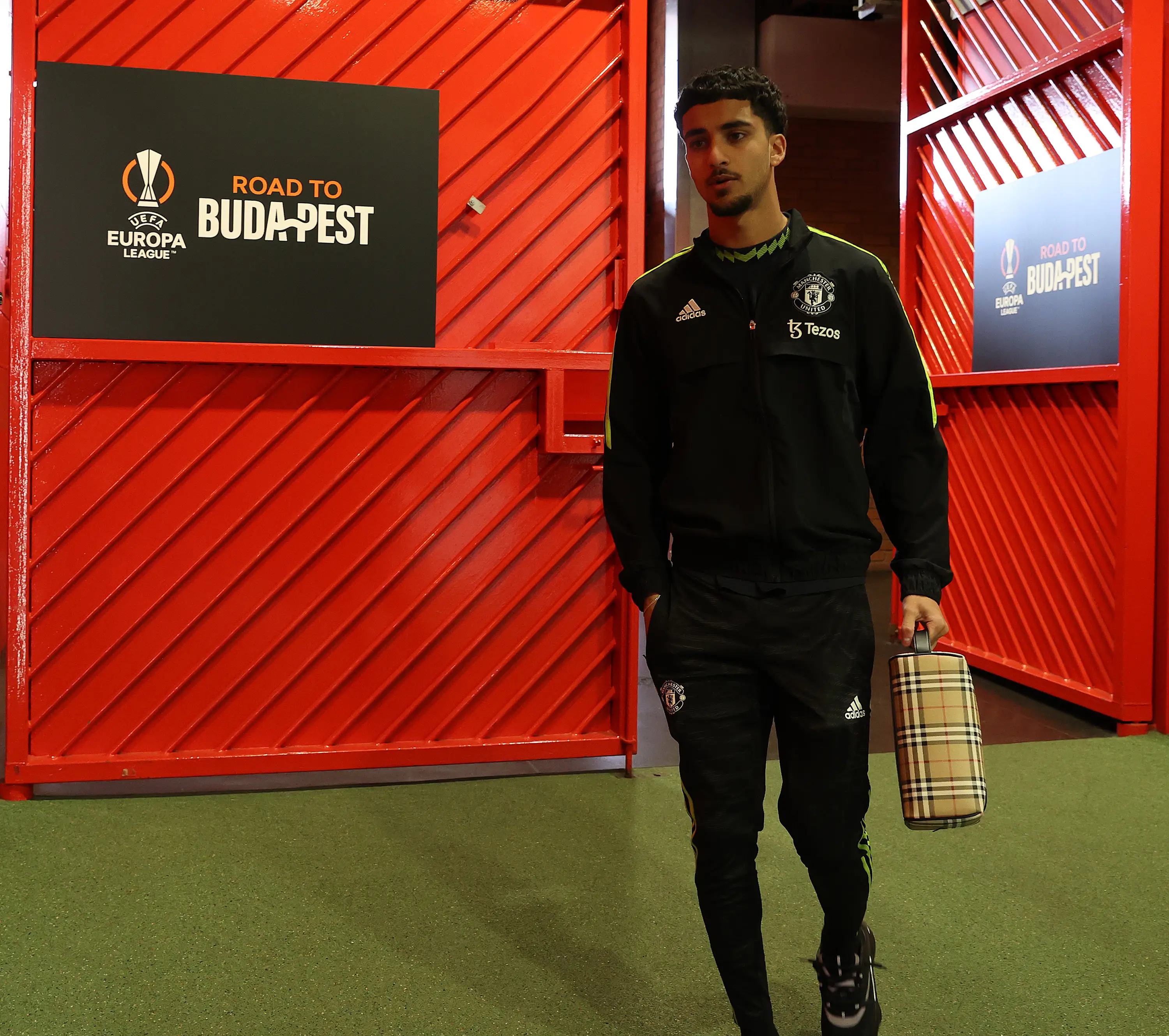 Zidane Iqbal made just one appearance for Manchester United. Image: Getty