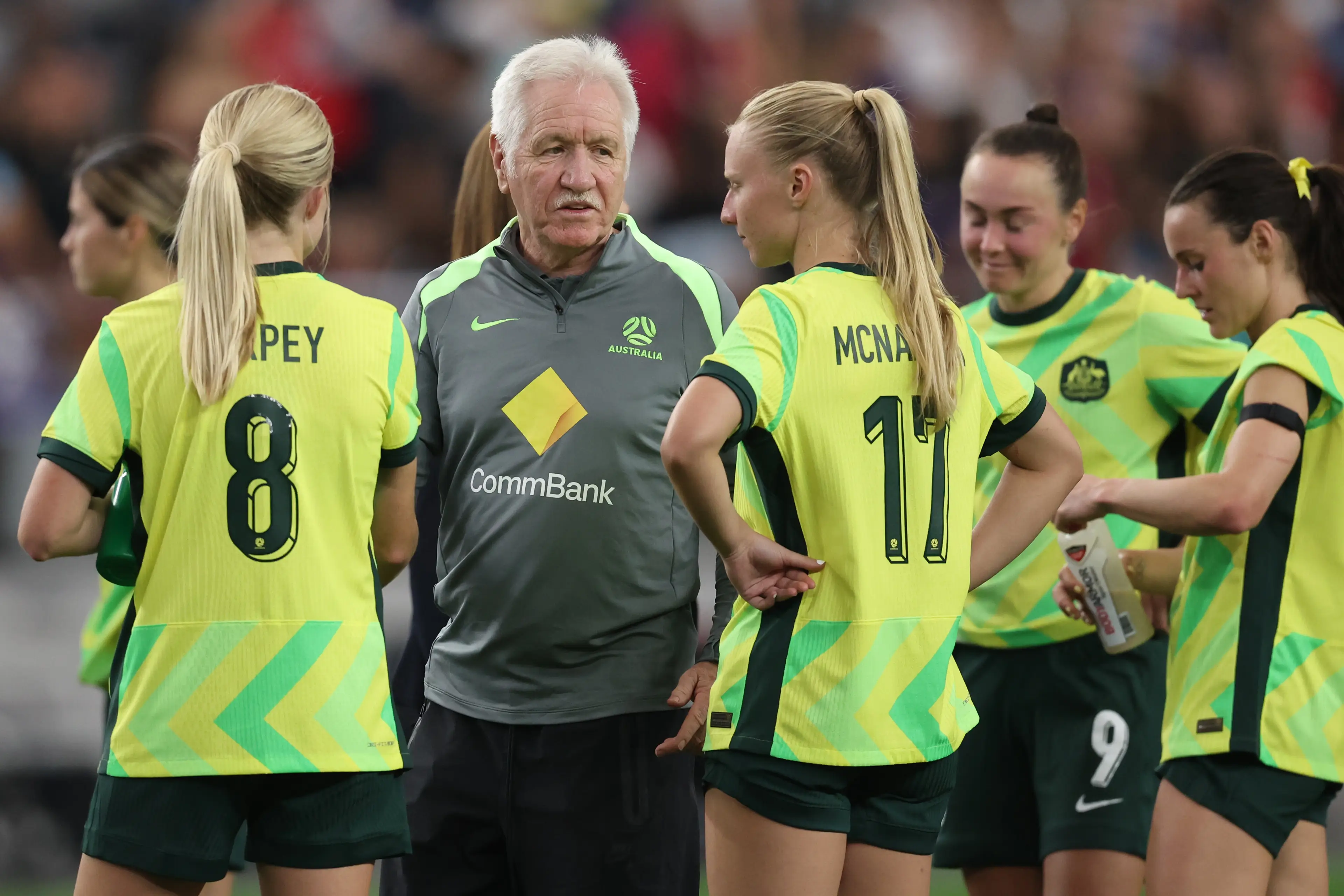 Australia were beaten 2-1 by the US in the SheBelieves Cup. Image: Getty