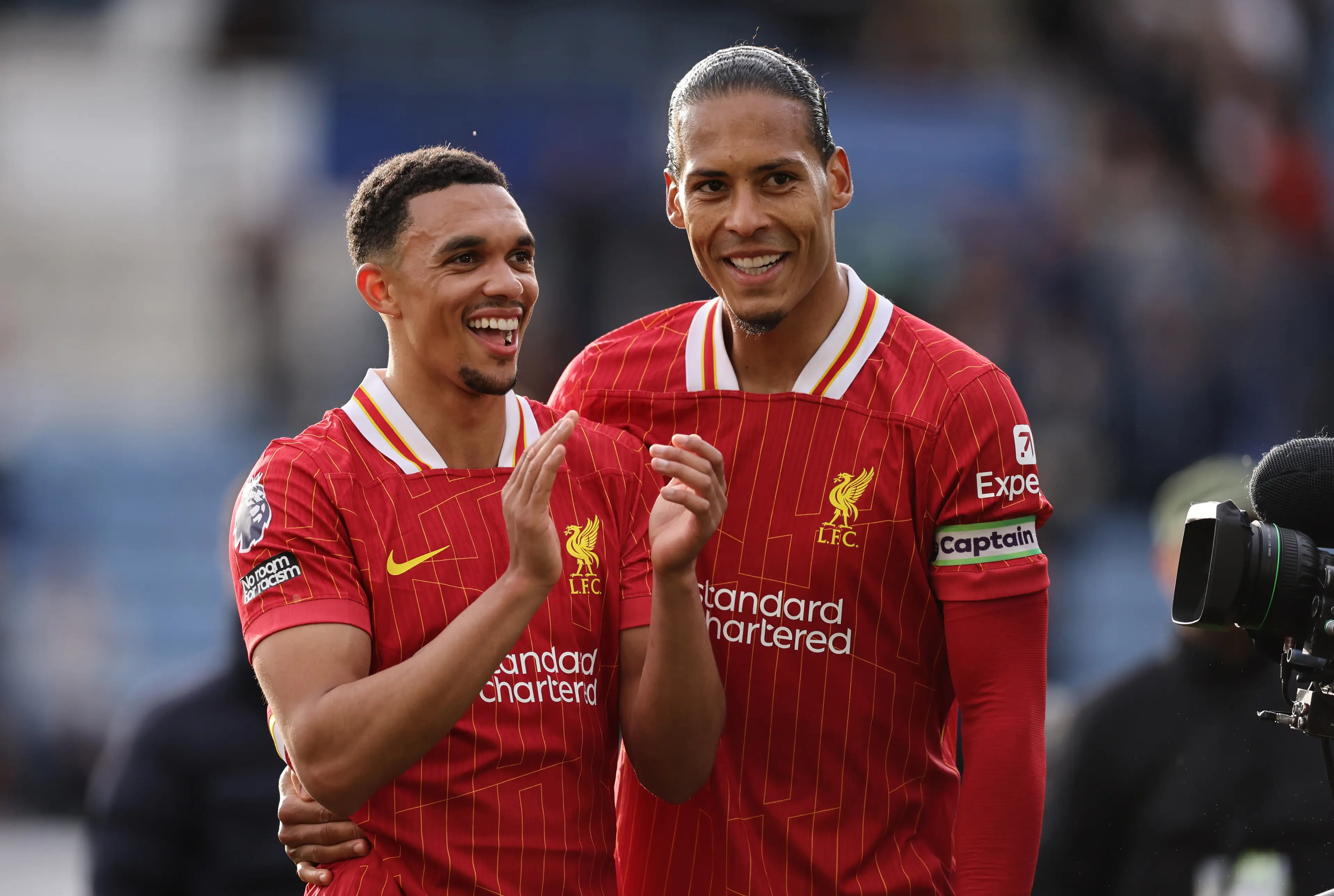 Trent Alexander-Arnold and Virgil van Dijk enjoyed a successful spell together at Liverpool. Image: Getty