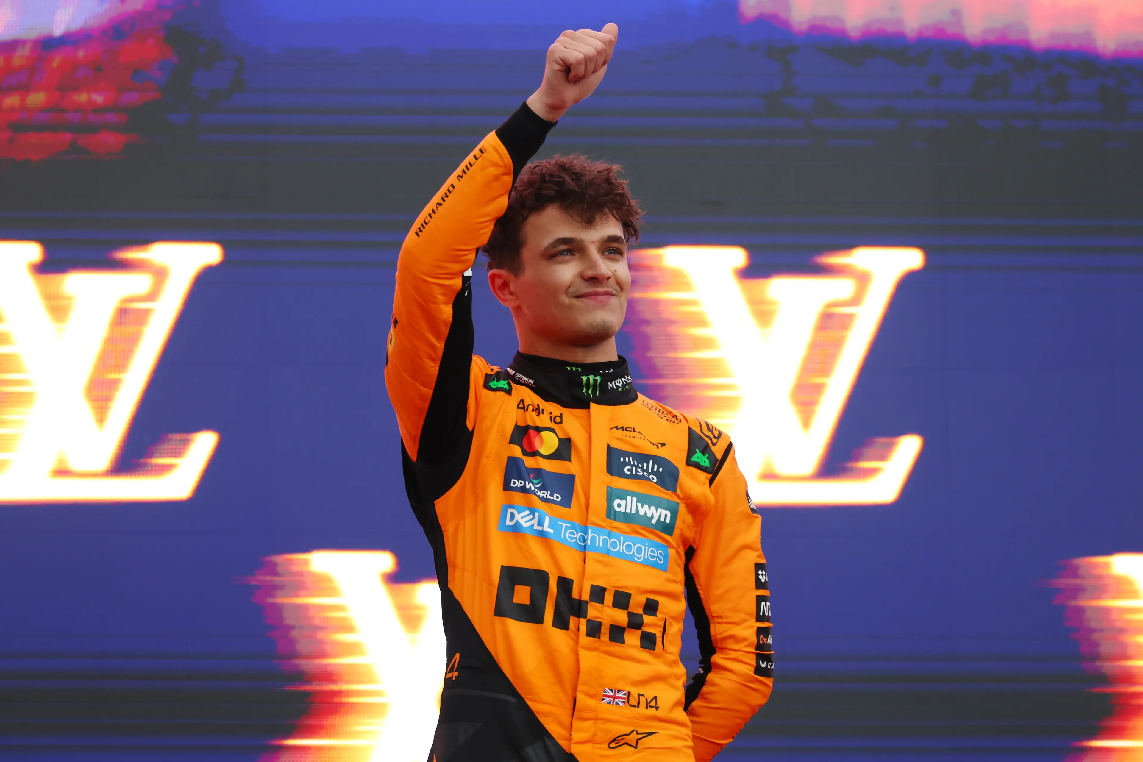 Lando Norris after the Australian Grand Prix- Getty