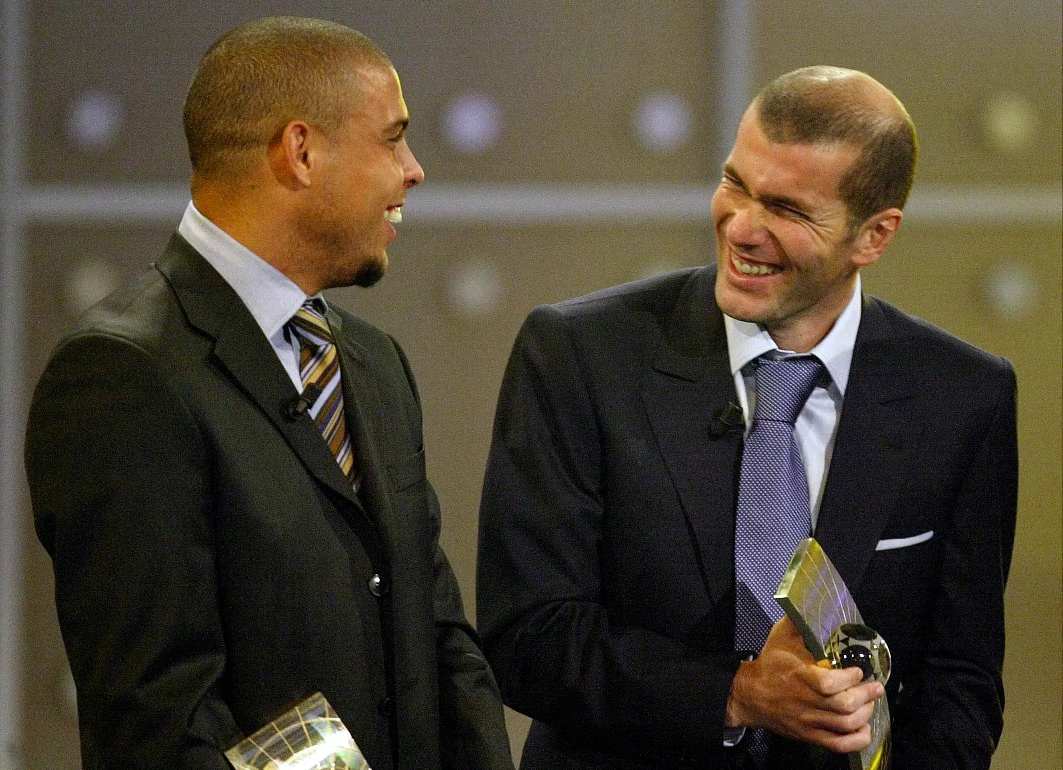 Ronaldo (L) and Zidane (R) were praised by Scholes and Butt / Photo by Sandra Behne/Bongarts/Getty Images