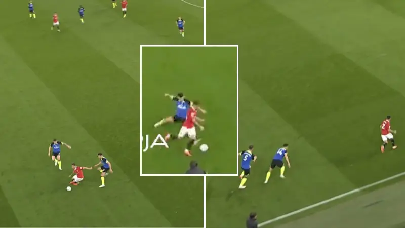 Antony absolutely snatched Ivan Perisic's soul with outrageous piece of skill