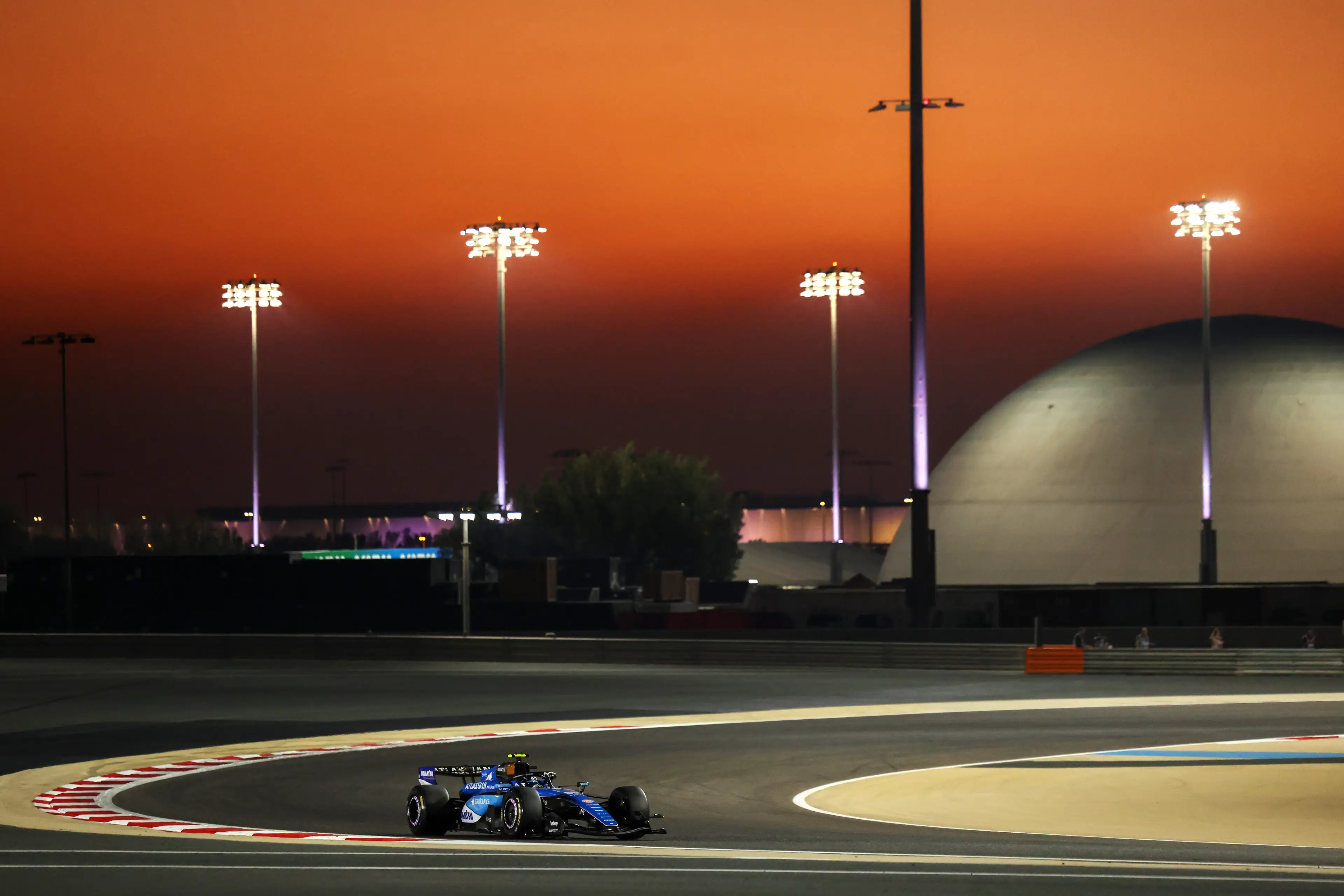 Pre-season testing took place around the Bahrain International Circuit. Image: Getty