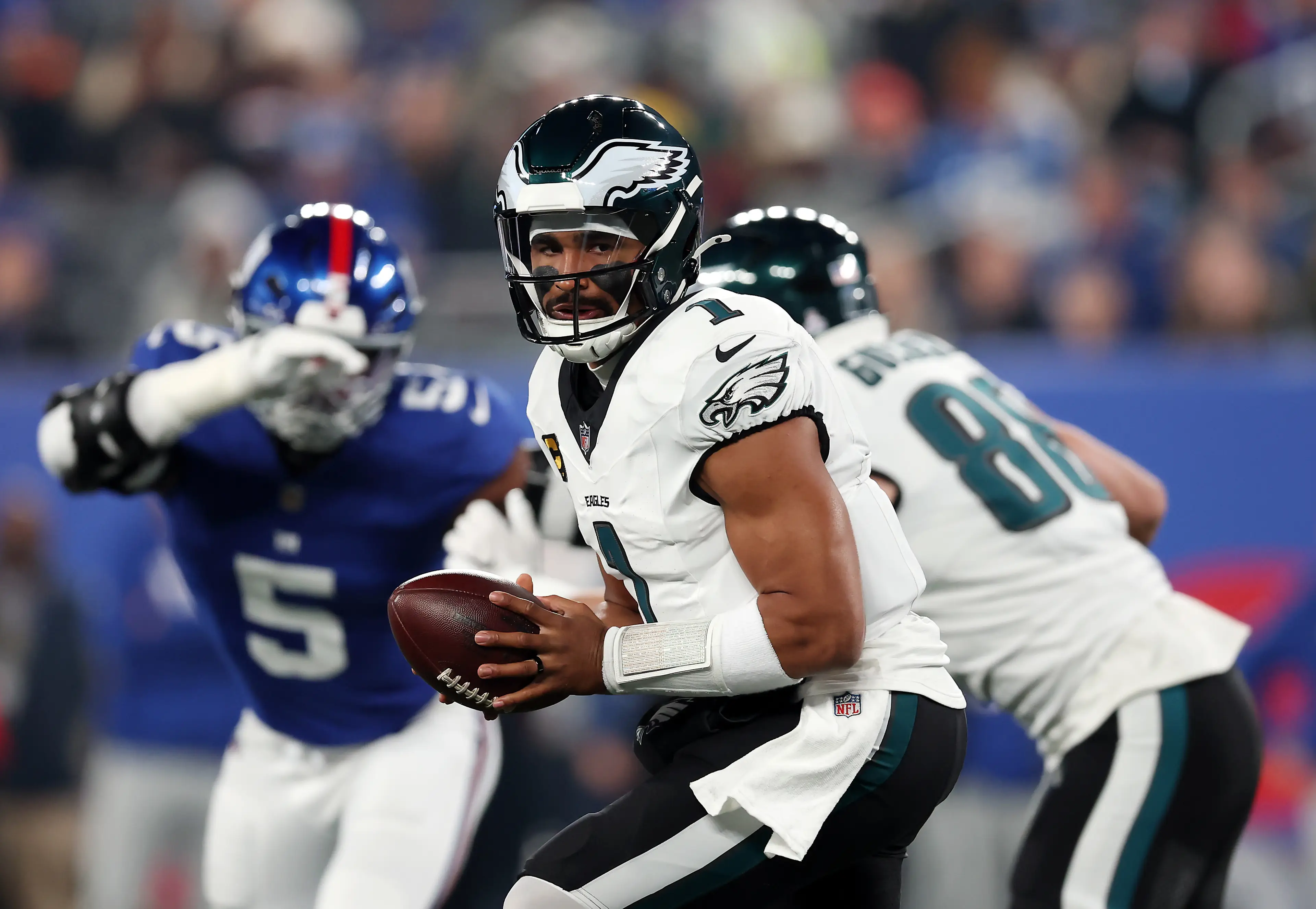 Jalen Hurts. Image: Elsa / Staff via Getty