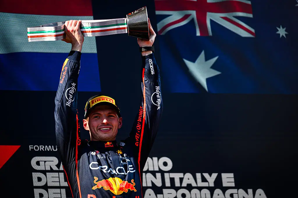 Red Bull's Max Verstappen won the Emilia-Romagna Grand Prix this season. (Image: Getty)